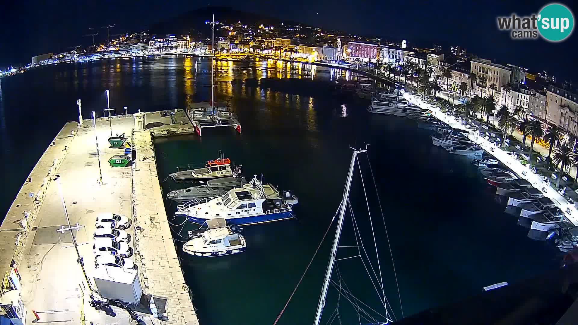 Webcam live Spalato riva e porto