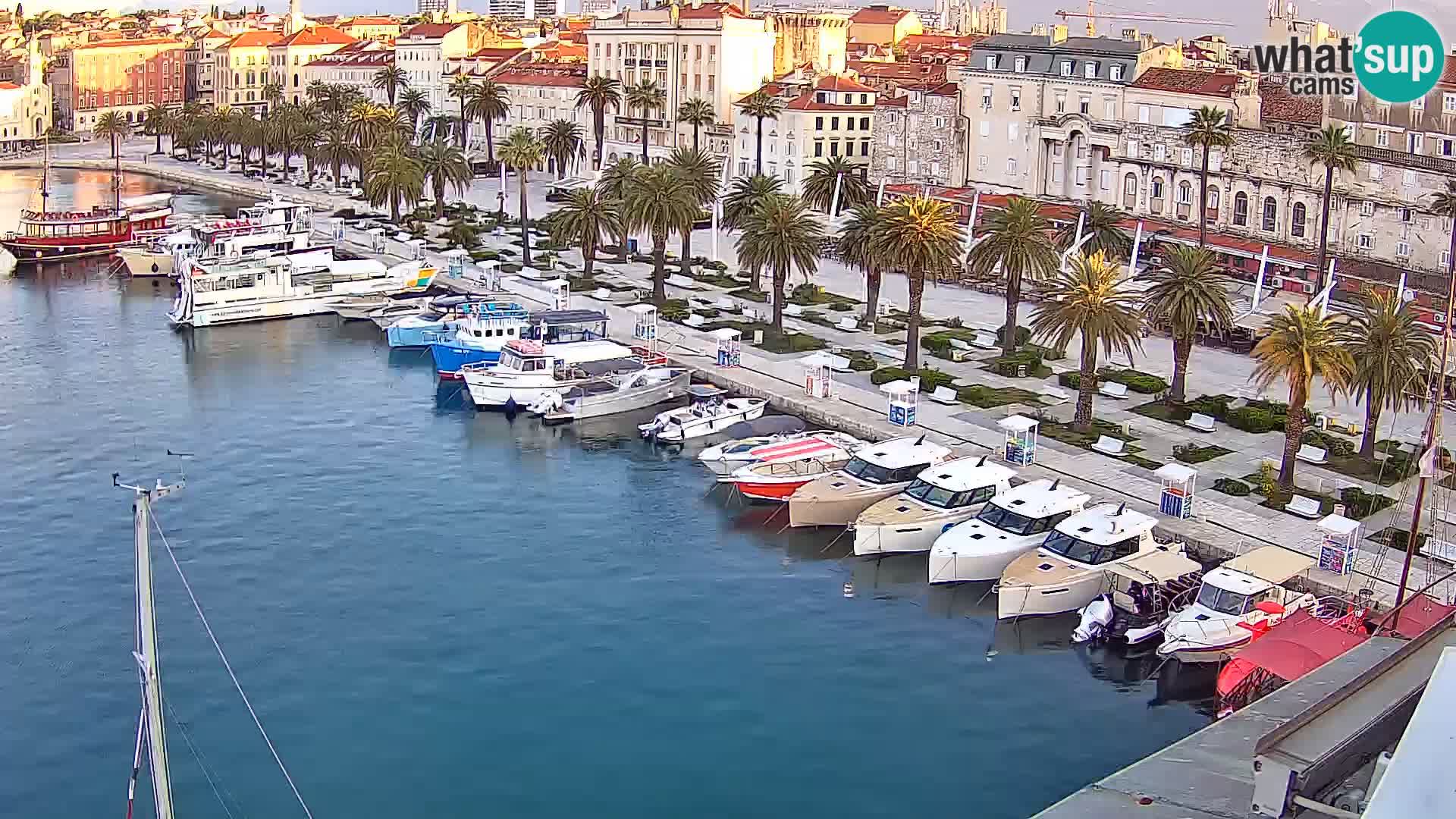 Webcam live Spalato riva e porto