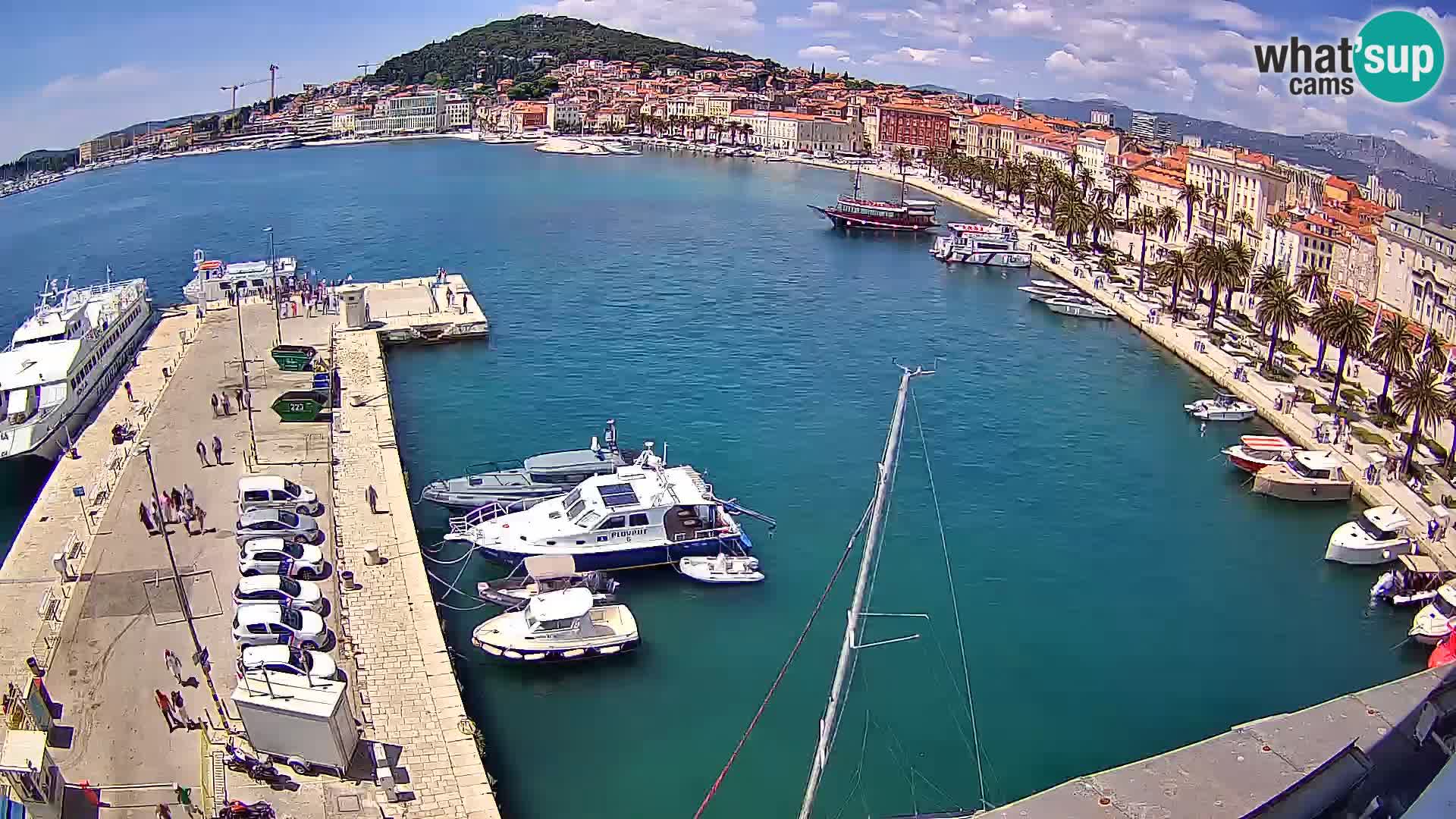 Split Riva Live webcam panorama
