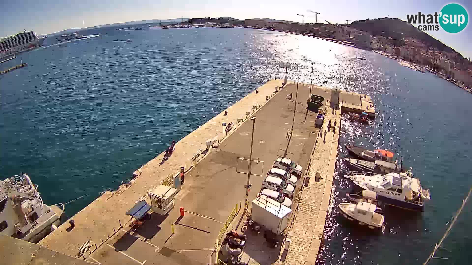 Webcam LIVE Split riva and port