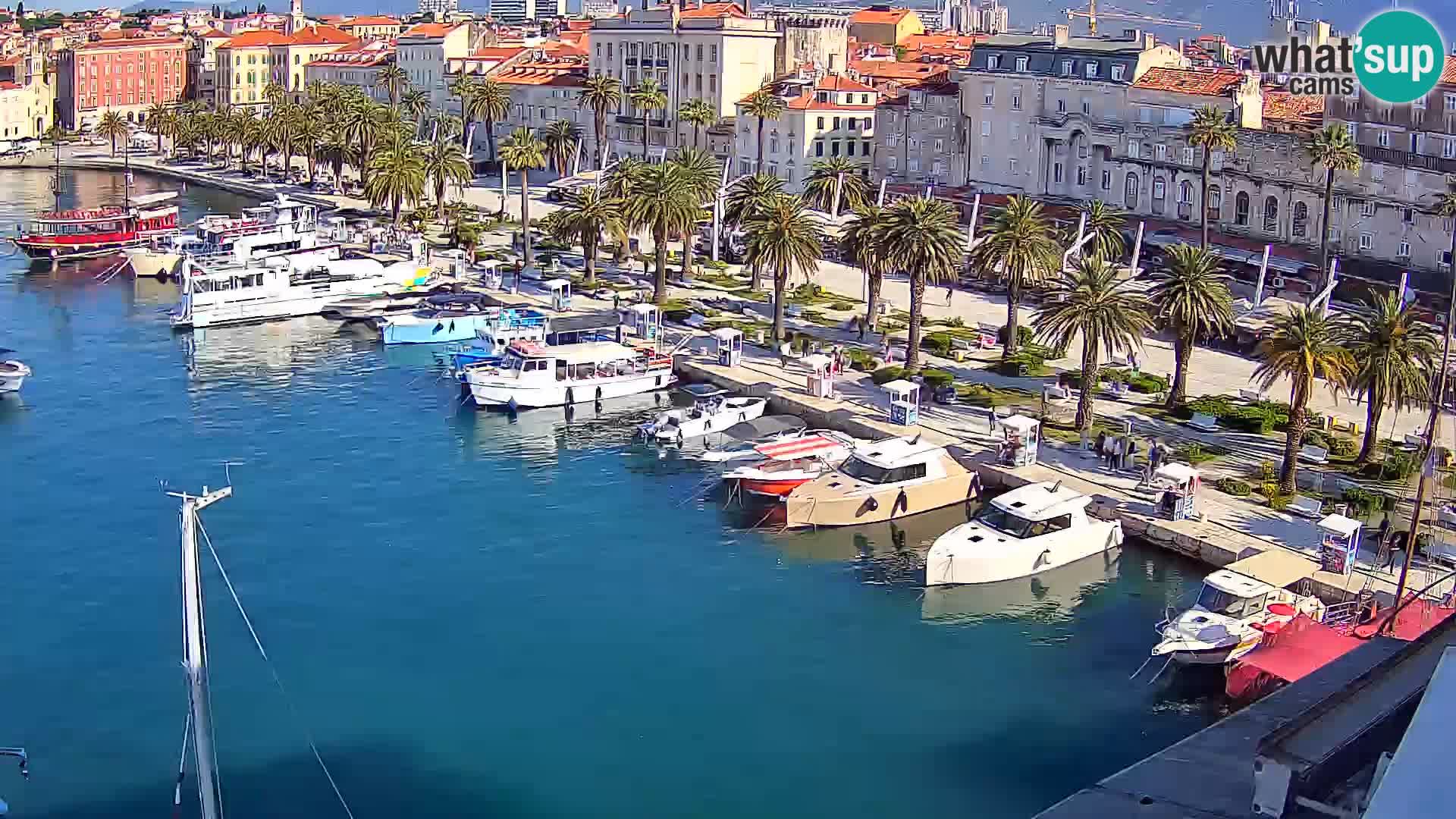 Webcam live Spalato riva e porto