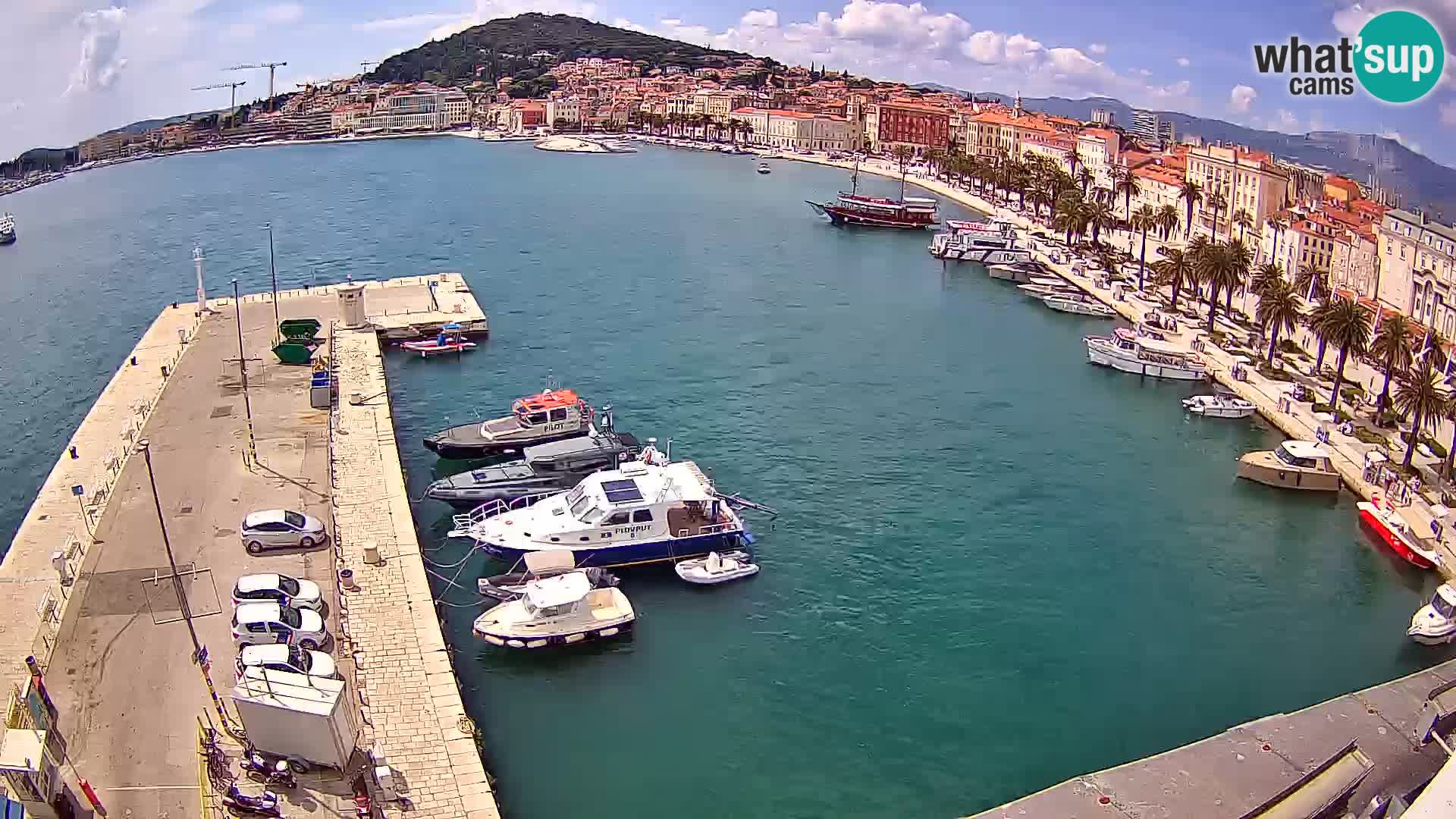 Split Riva Live webcam panorama