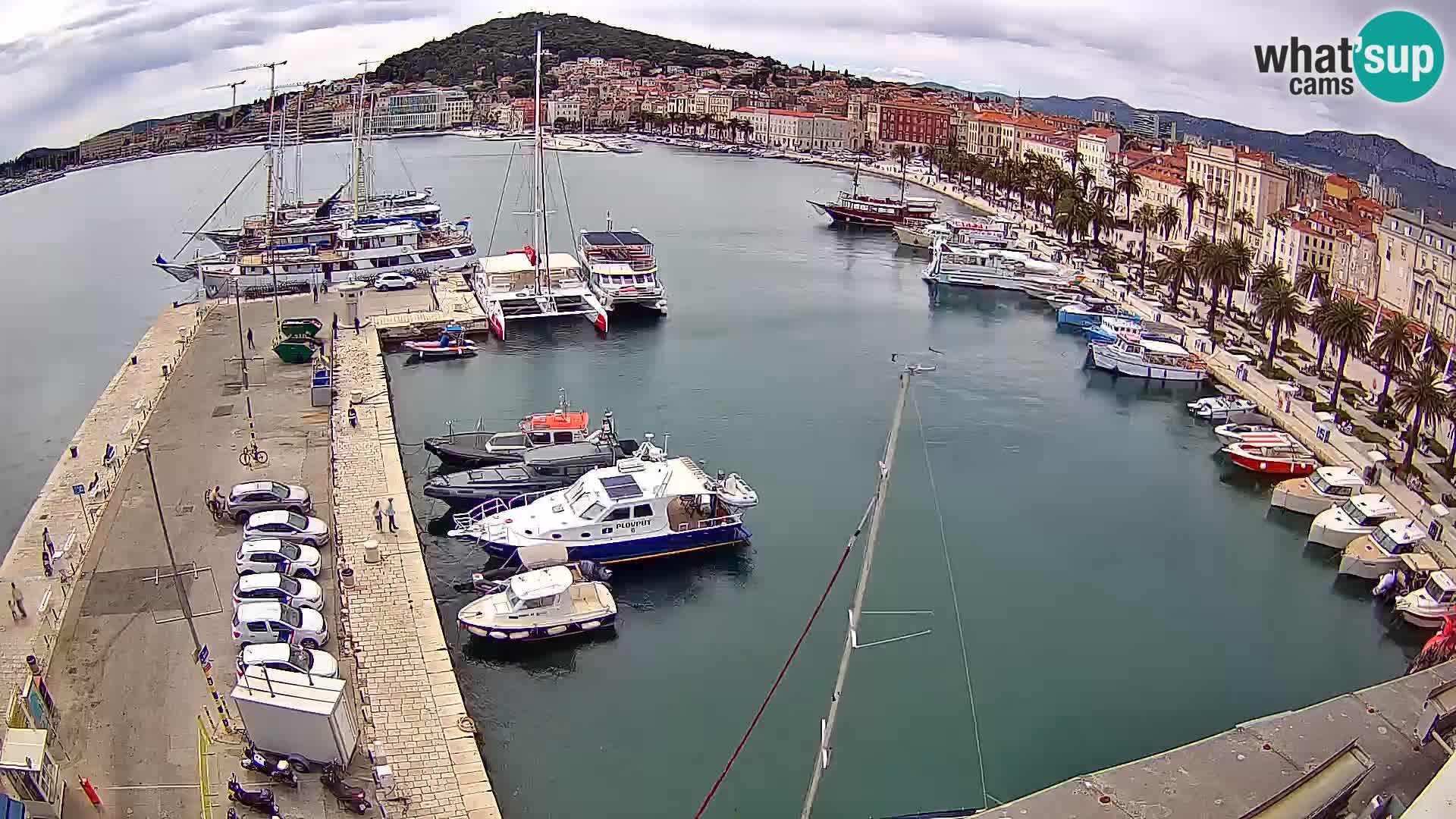 Webcam live Spalato riva e porto