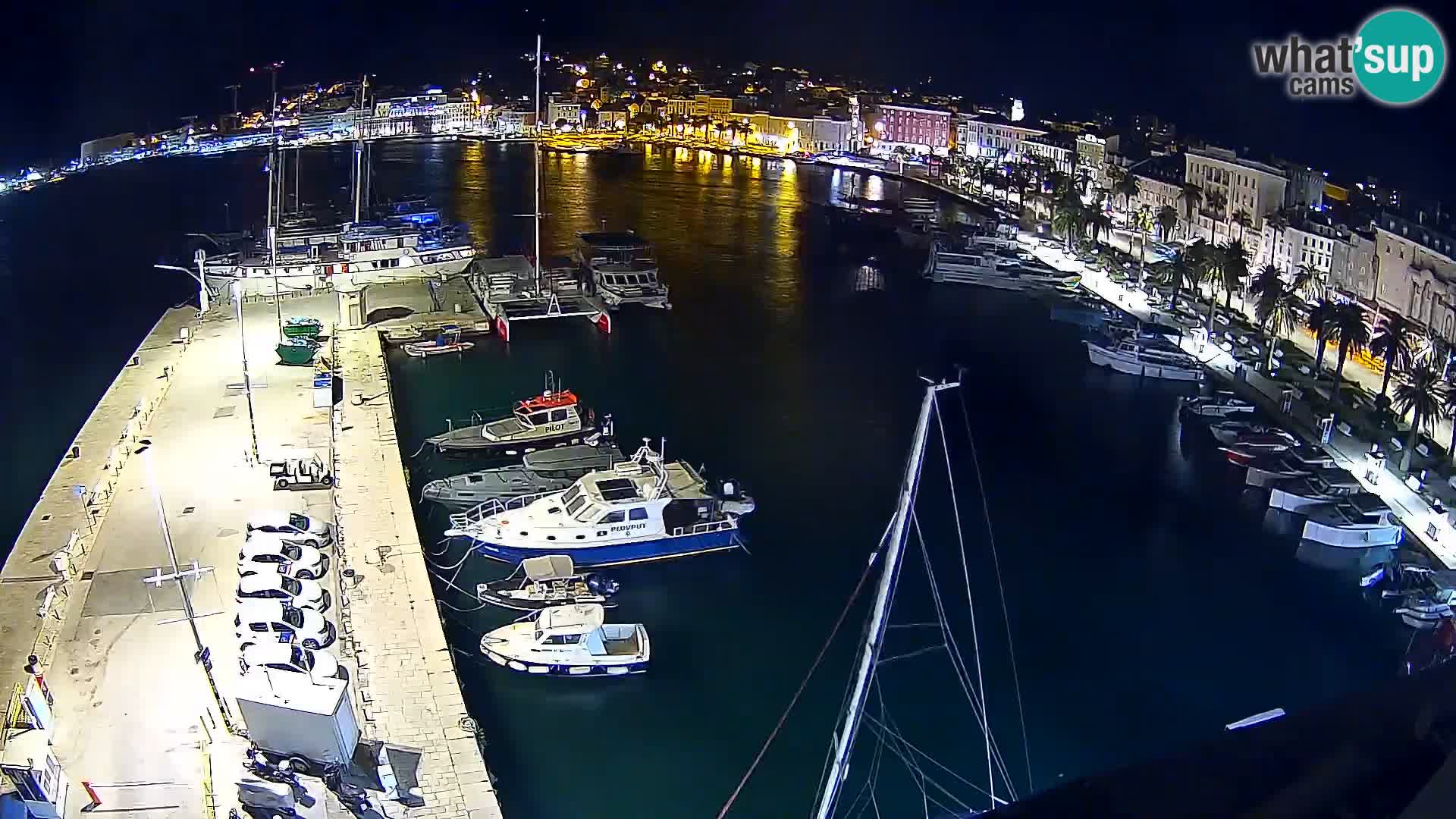 Webcam live Spalato riva e porto