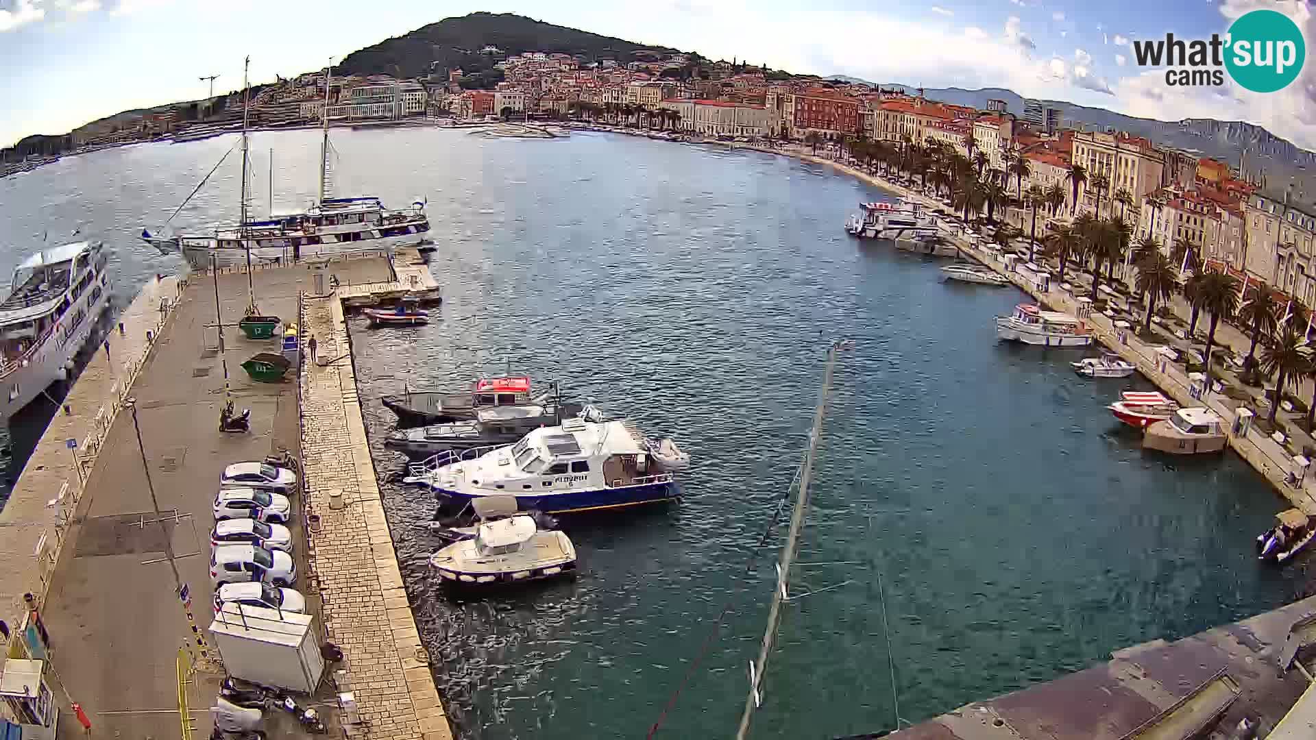 Webcam live Spalato riva e porto