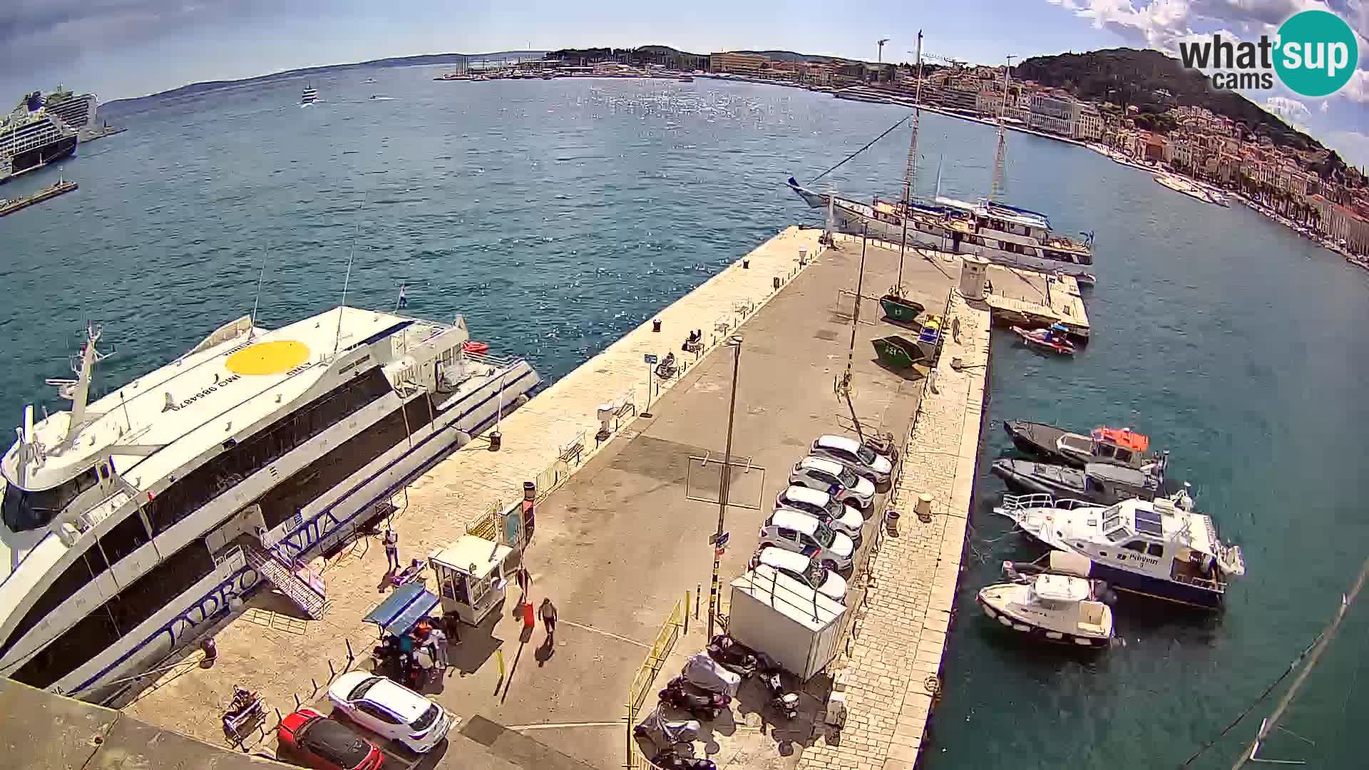 Webcam LIVE Split riva and port