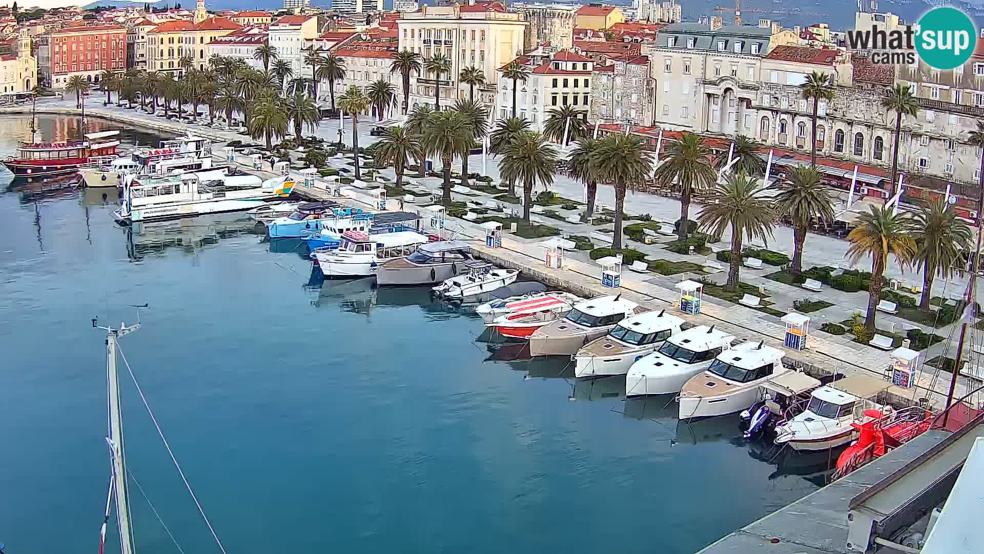 Webcam live Spalato riva e porto