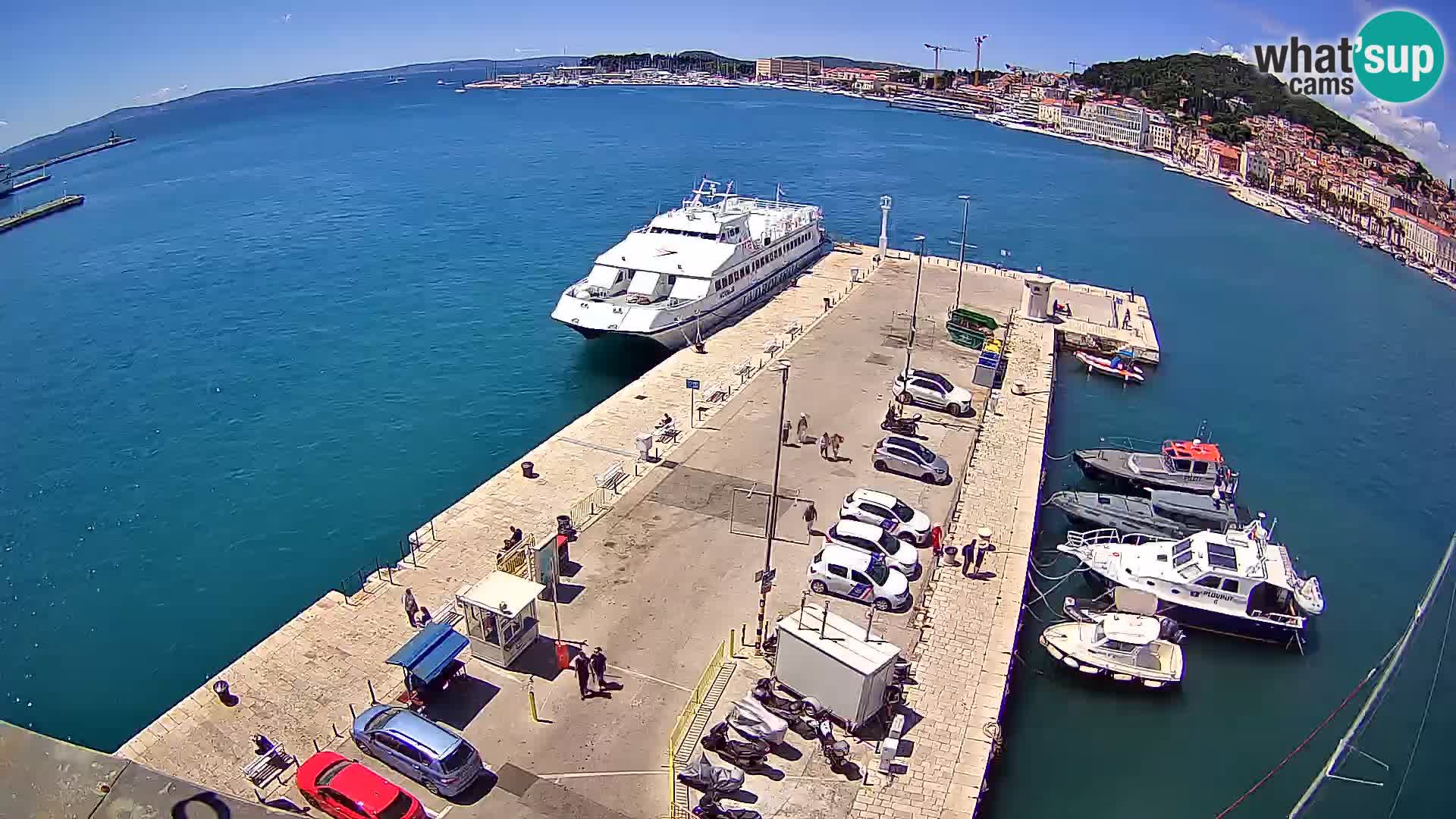 Webcam LIVE Split riva and port