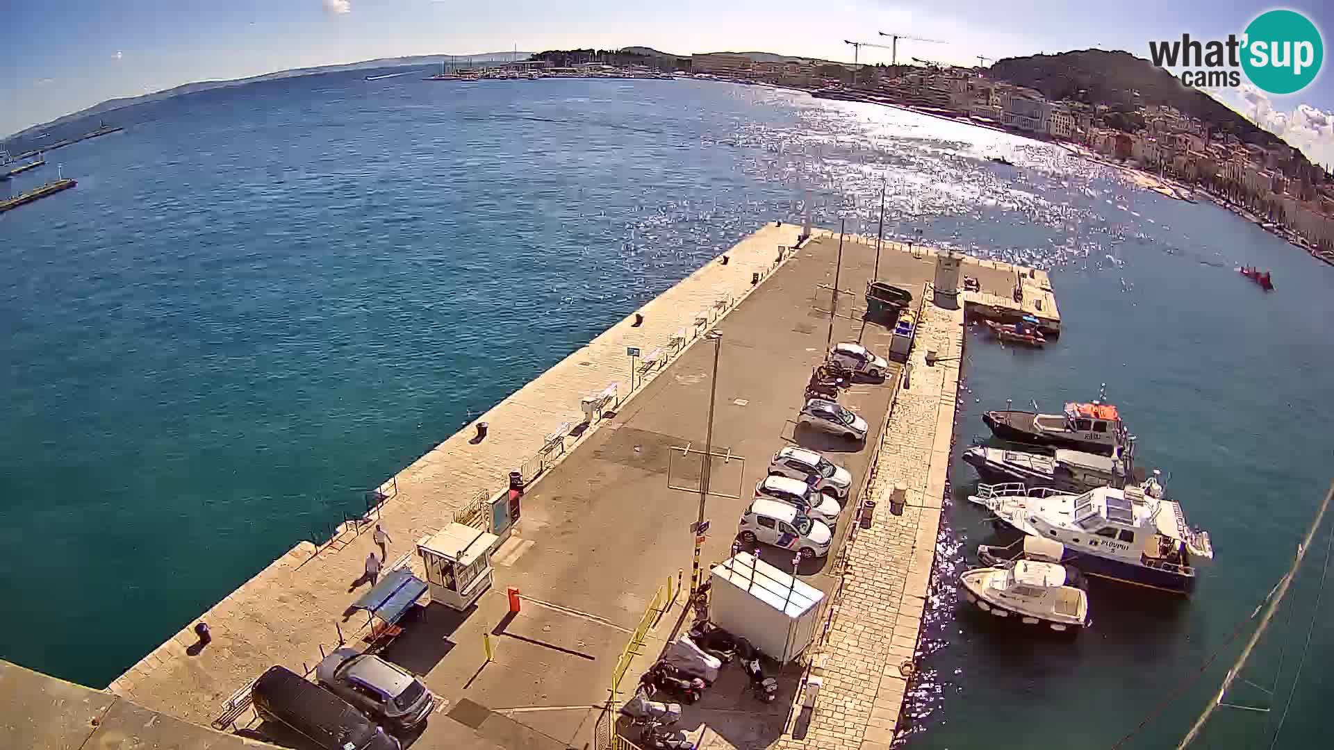 Webcam live Spalato riva e porto