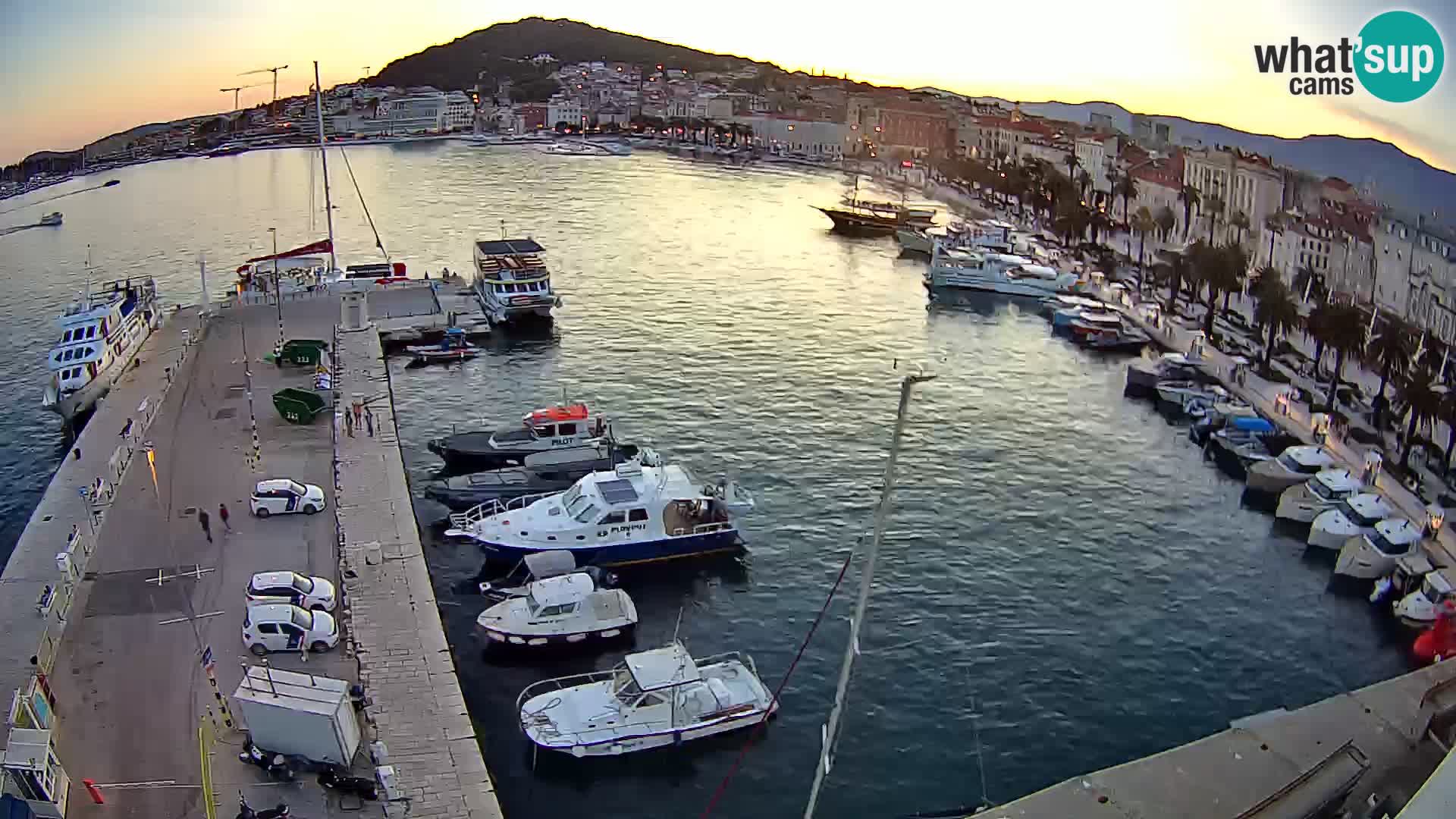 Split Riva Live webcam panorama