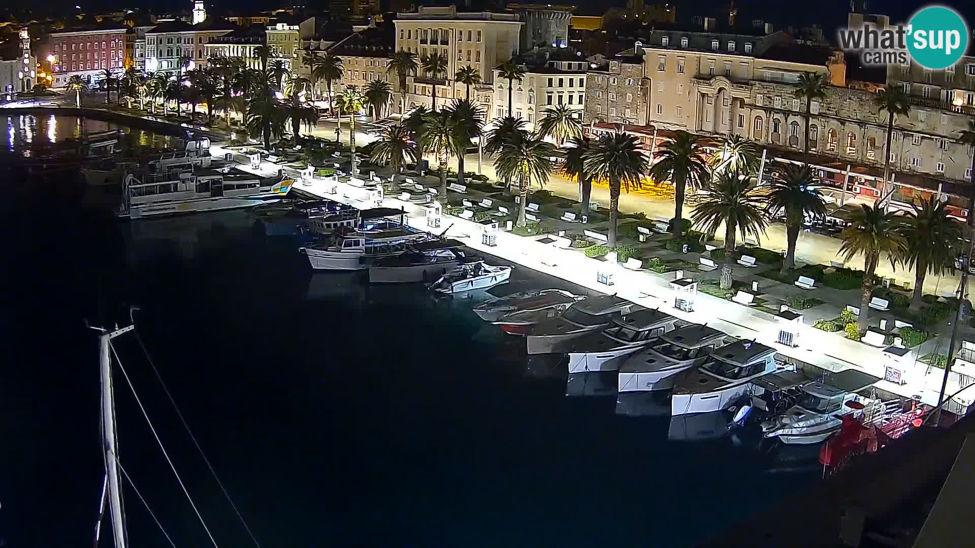 Webcam live Spalato riva e porto