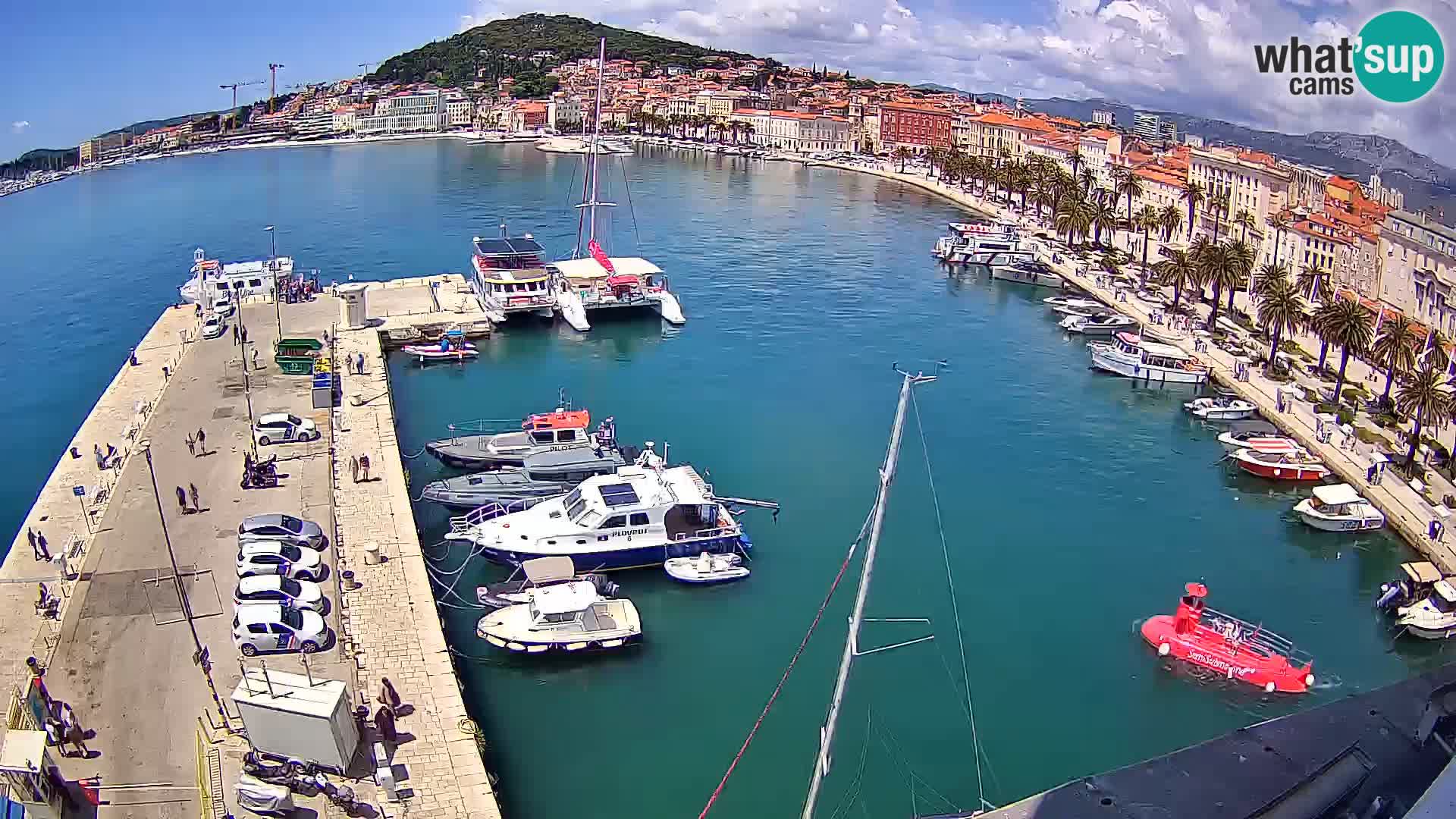 Split Riva Live webcam panorama