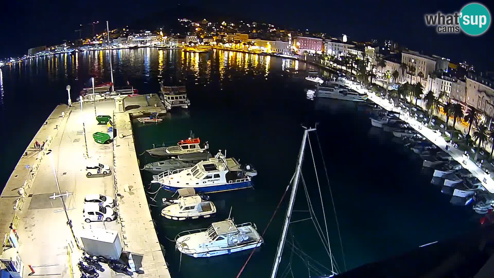 Kamera v živo Split  riva in pristanišče
