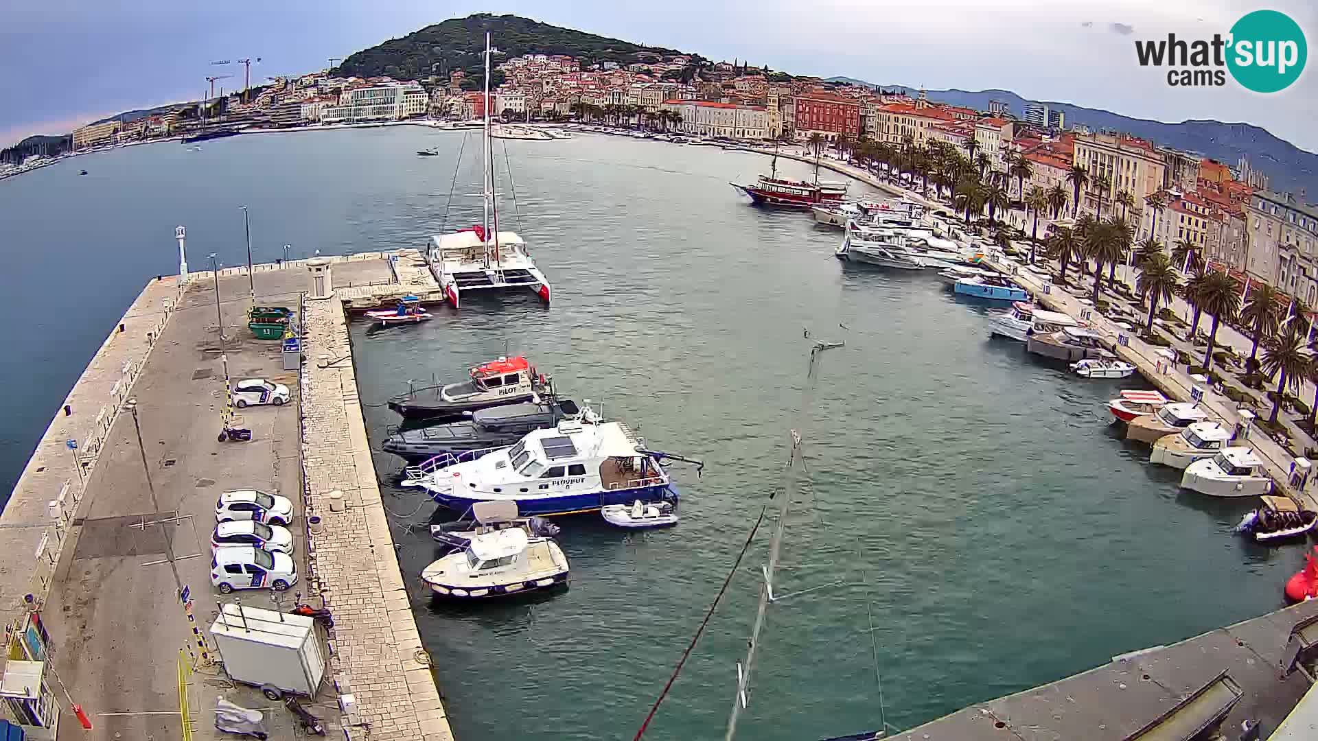 Webcam live Spalato riva e porto