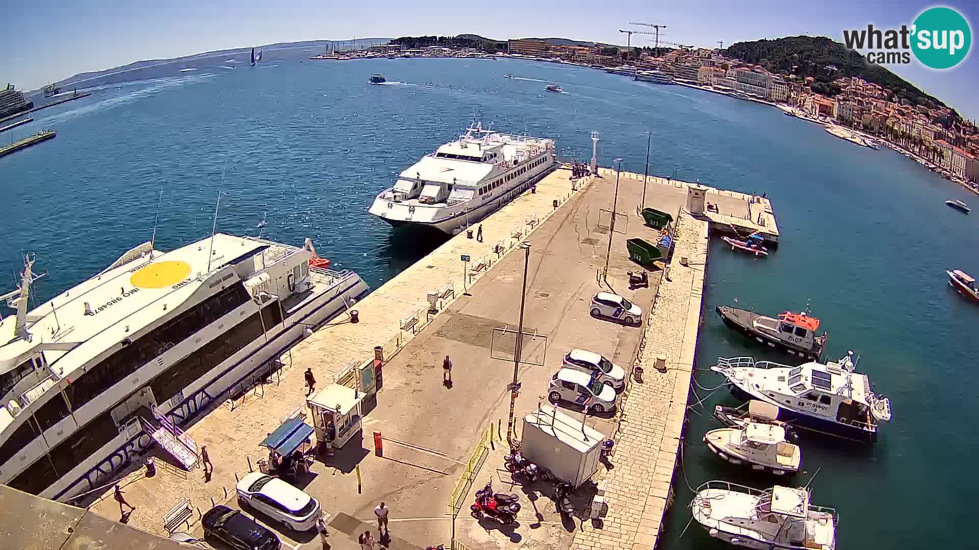 Webcam LIVE Split riva and port