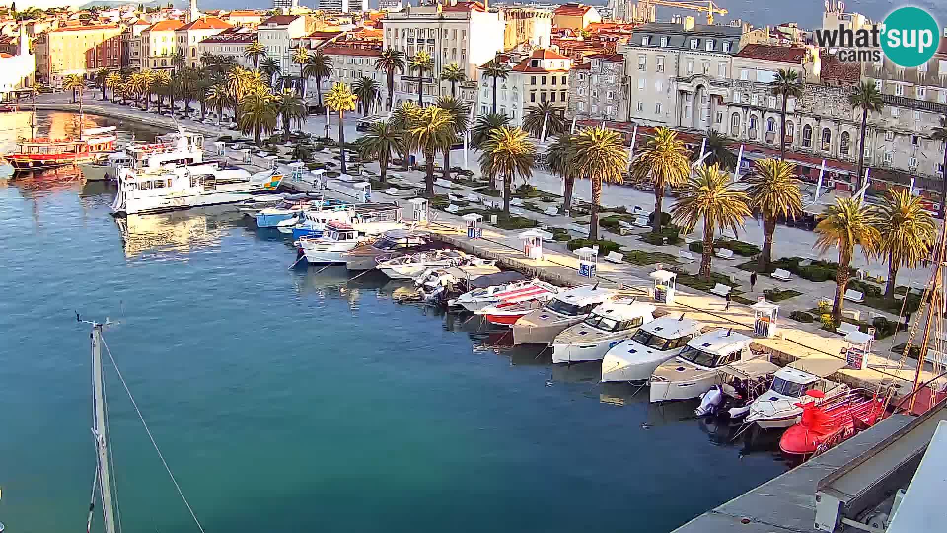 Webcam live Spalato riva e porto