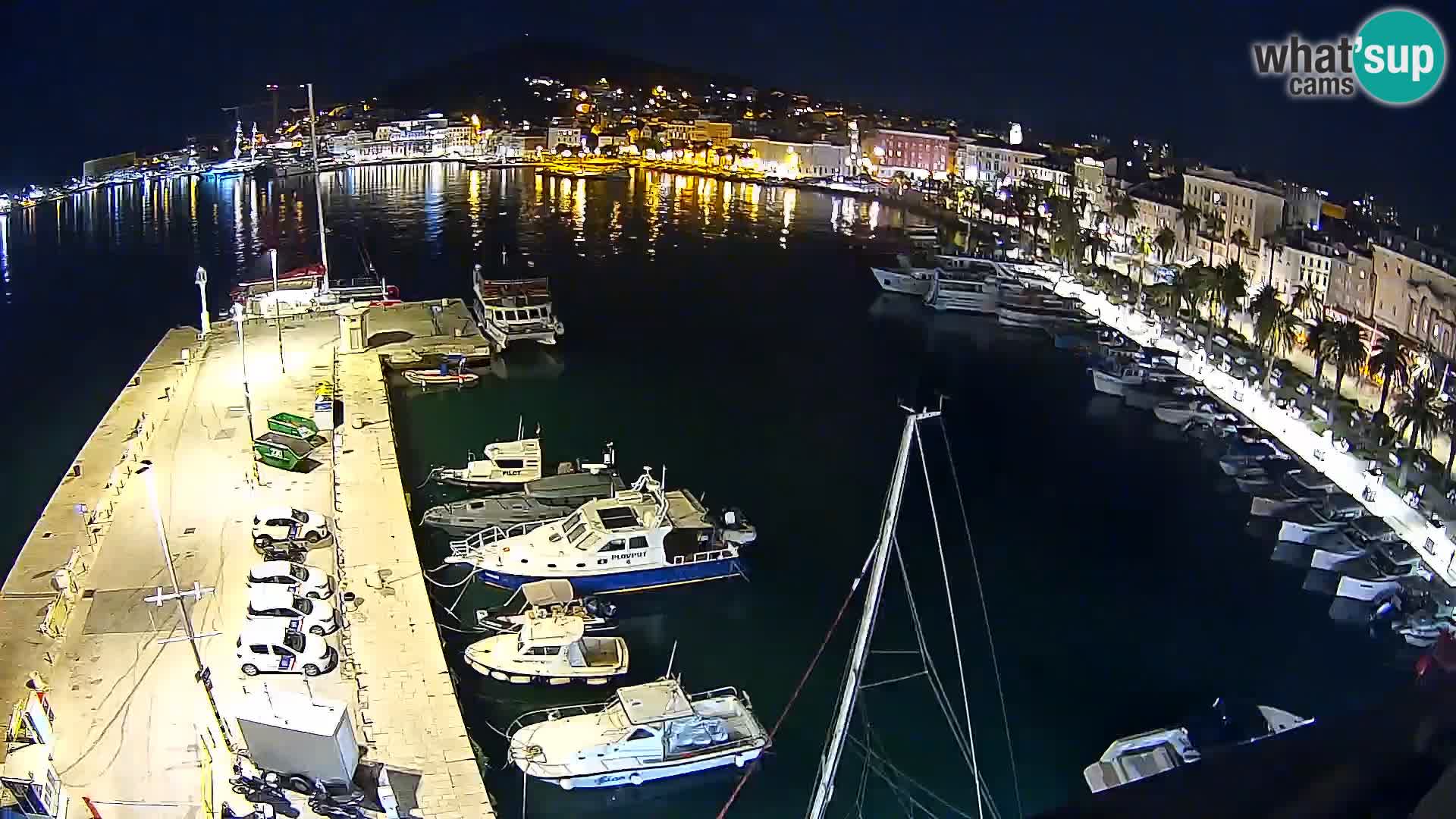 Spalato Riva panorama webcam