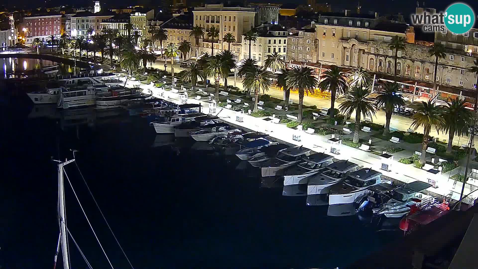 Split Riva Live webcam panorama