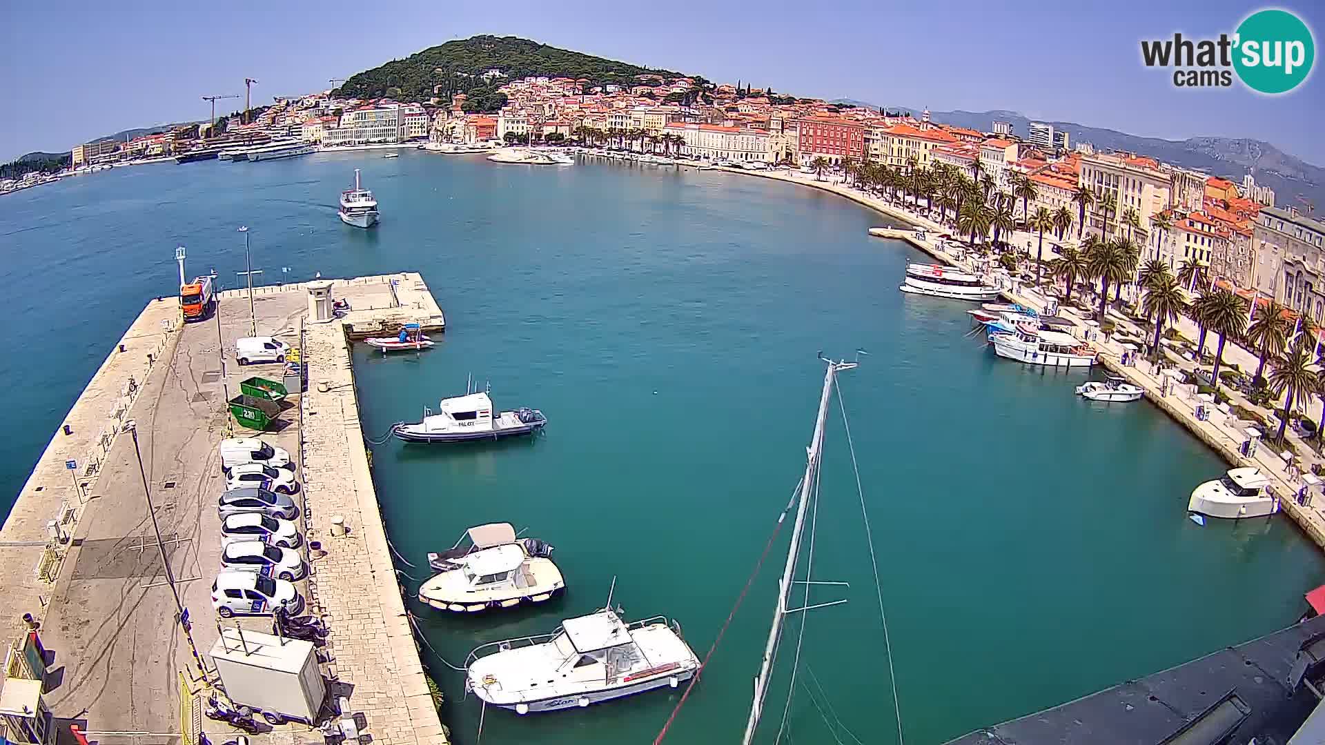 Split Riva Live webcam panorama