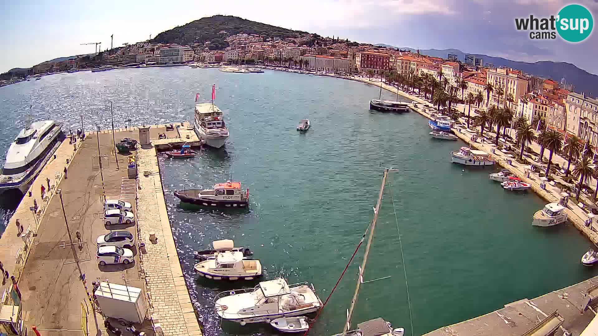 Split Riva Live webcam panorama
