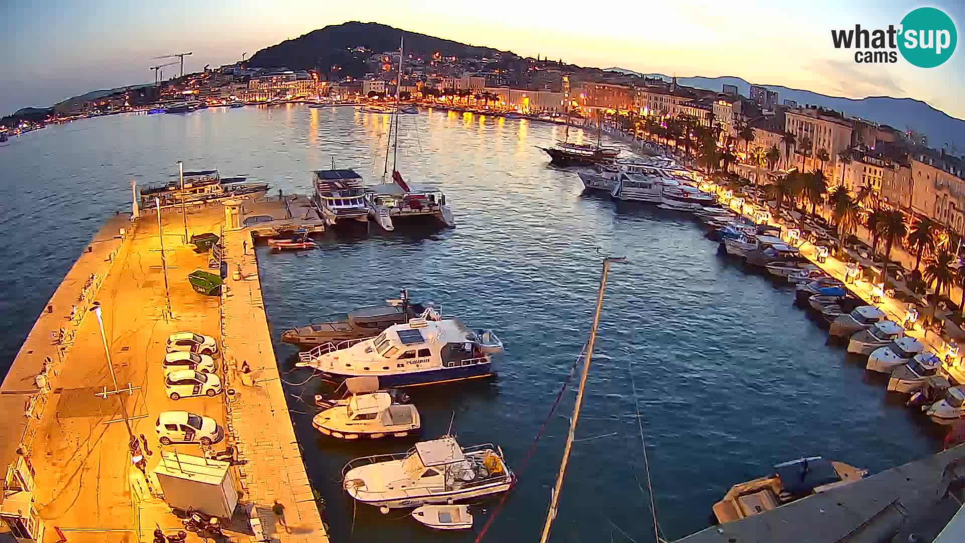 Split Riva Live webcam panorama