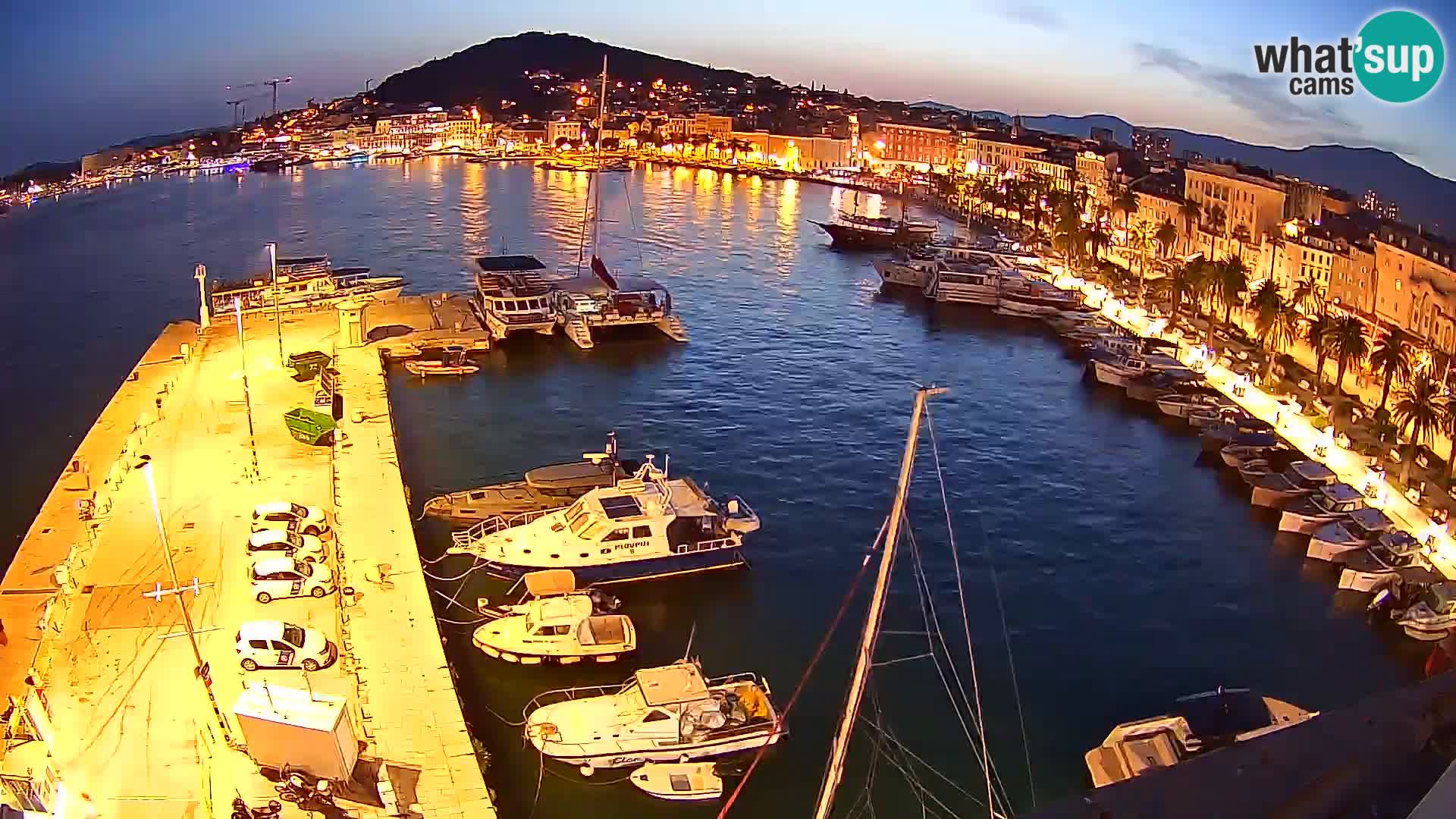Webcam LIVE Split riva and port