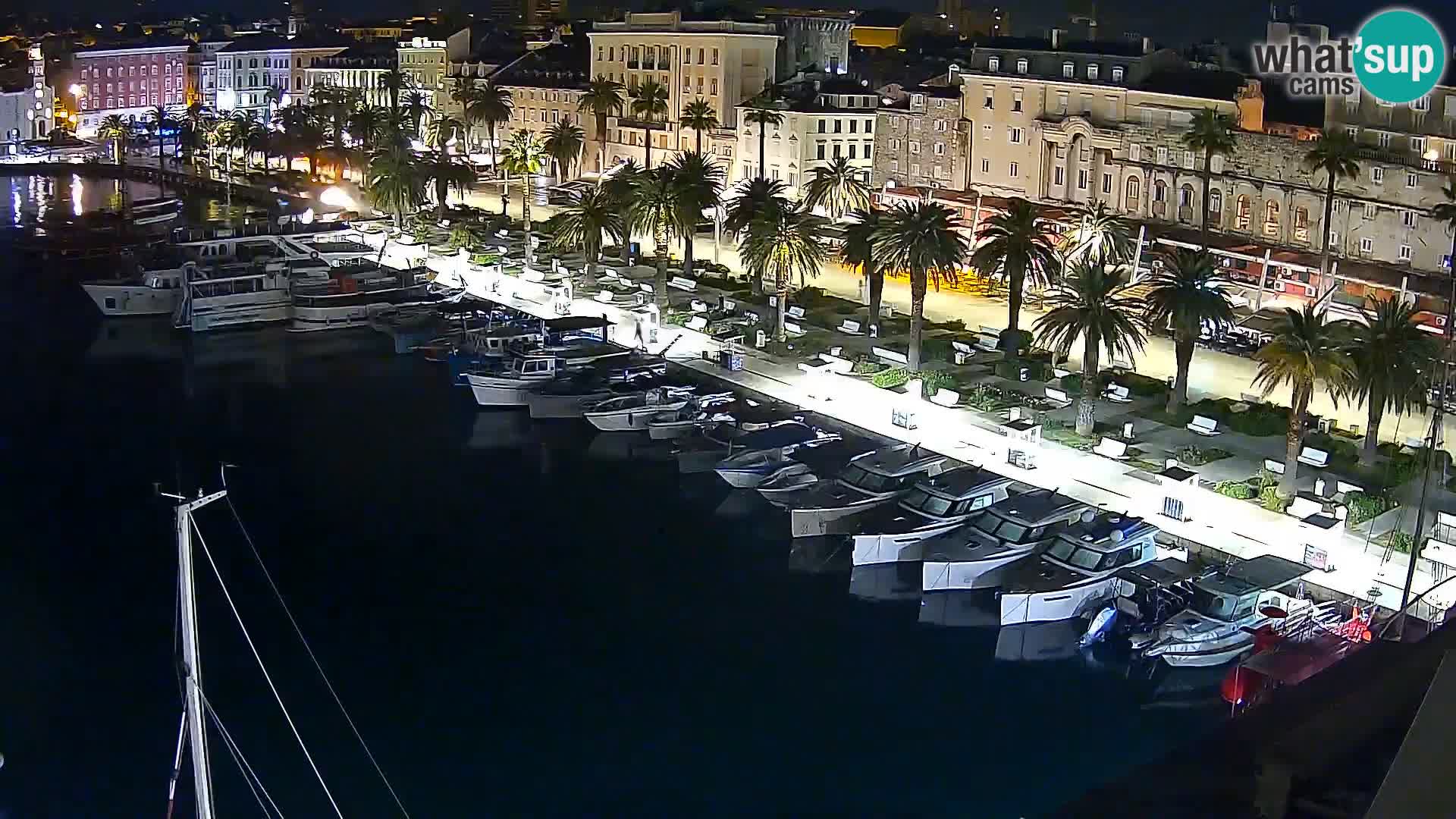 Webcam live Spalato riva e porto