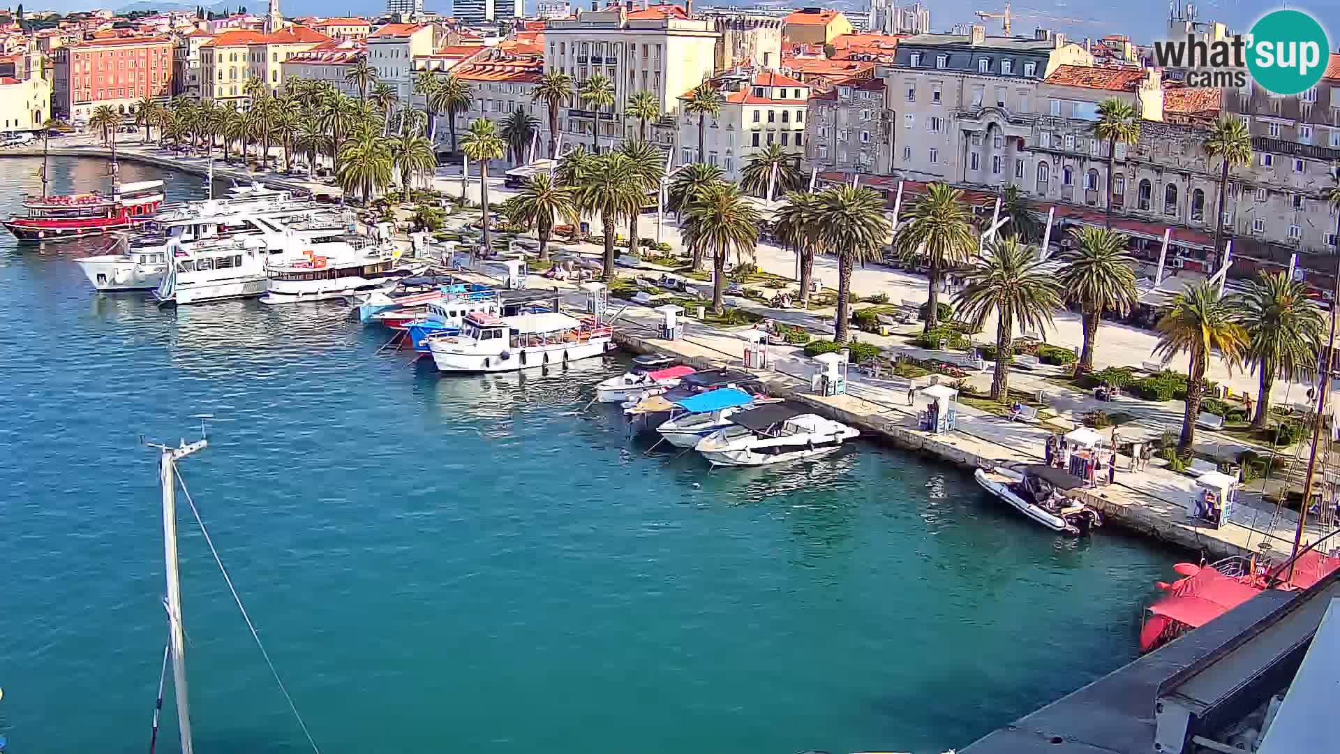 Webcam live Spalato riva e porto