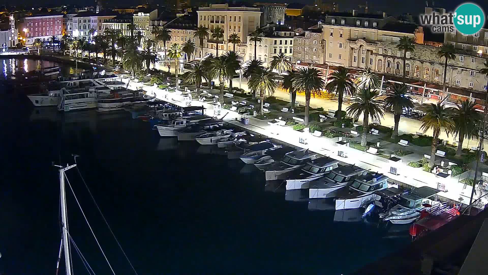 Webcam live Spalato riva e porto