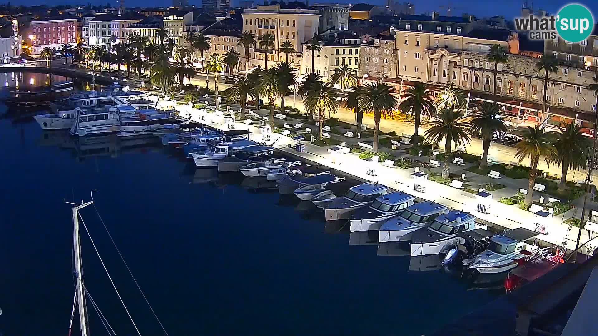 Split Riva Live webcam panorama