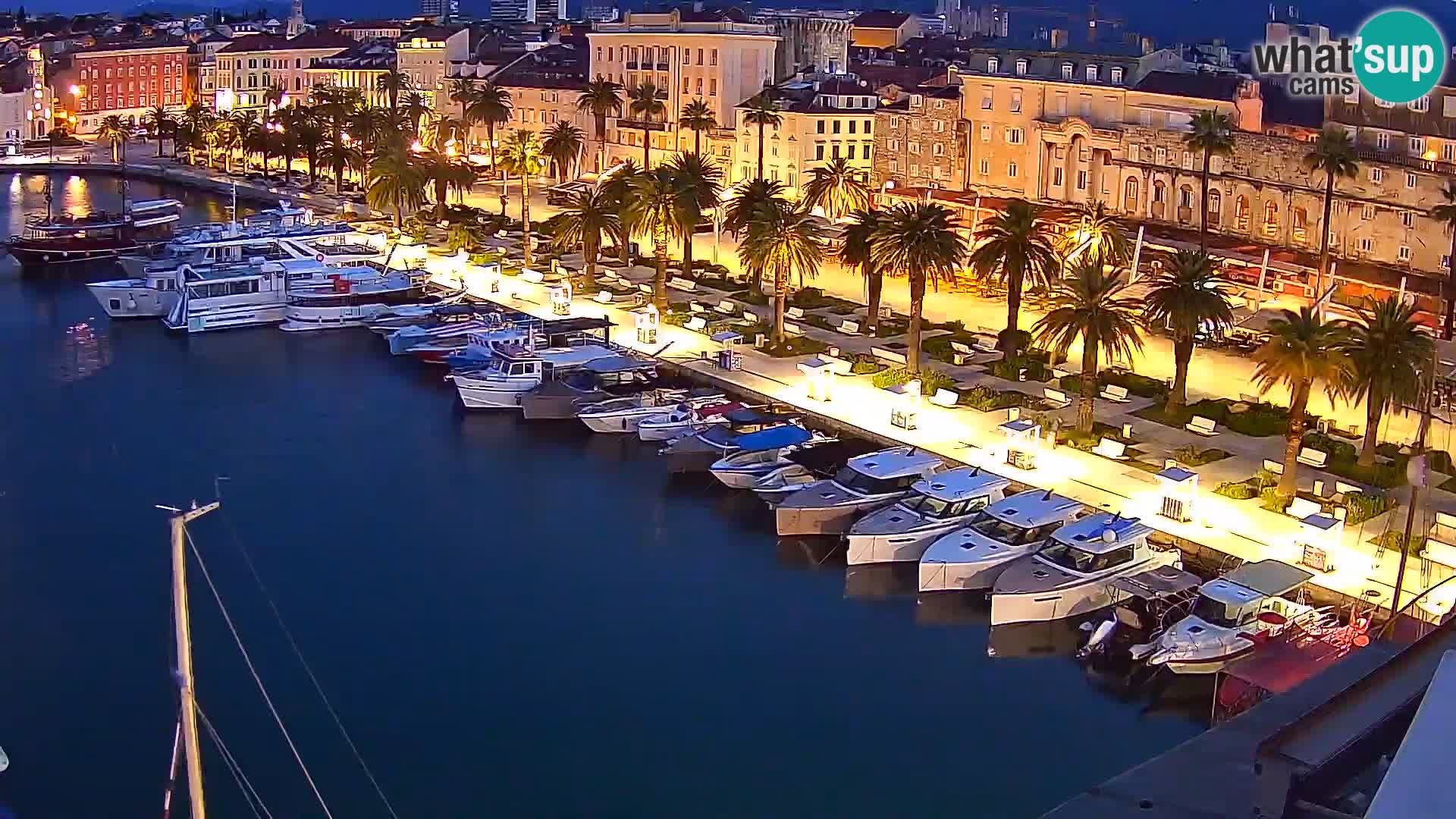 Split Riva Live webcam panorama