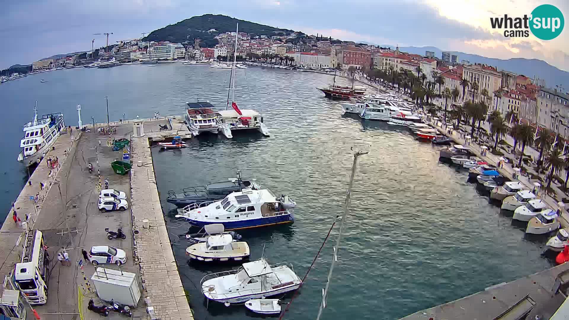 Webcam live Spalato riva e porto