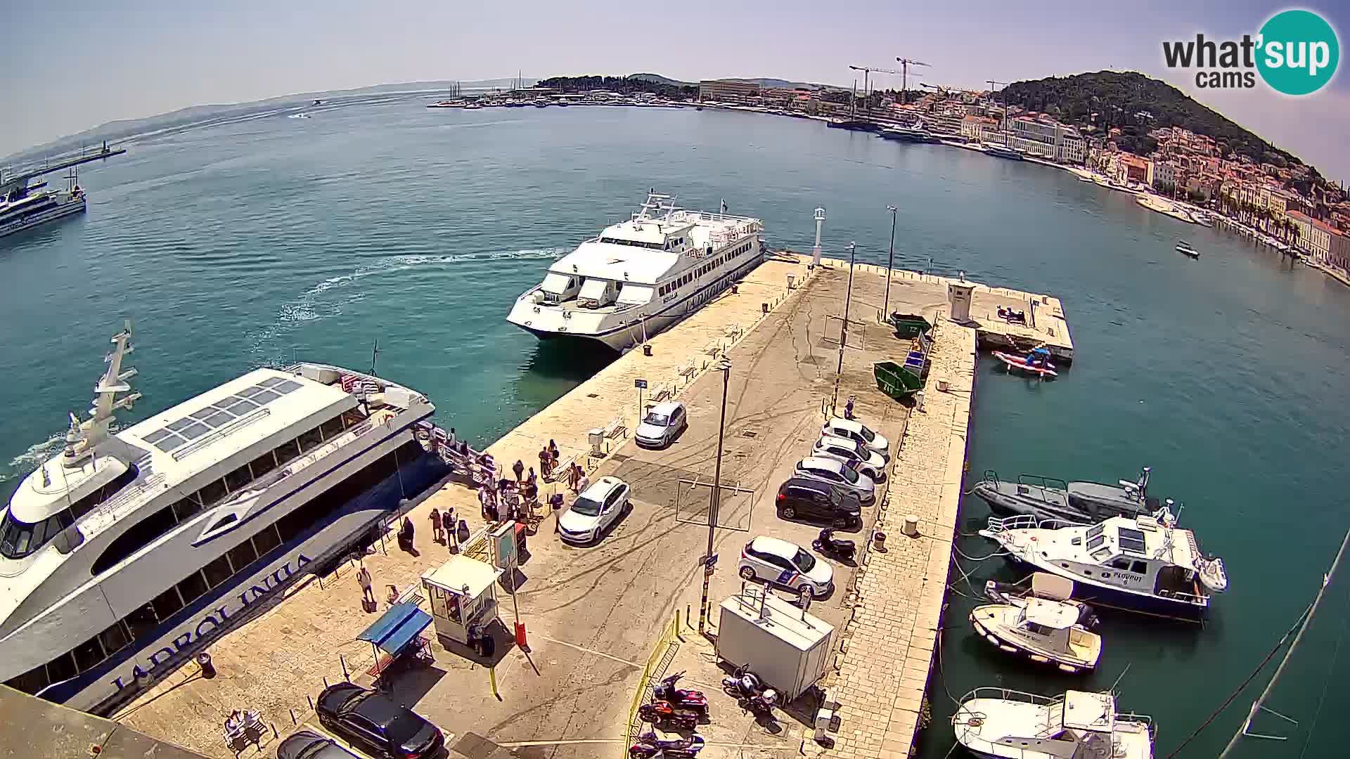 Webcam live Spalato riva e porto