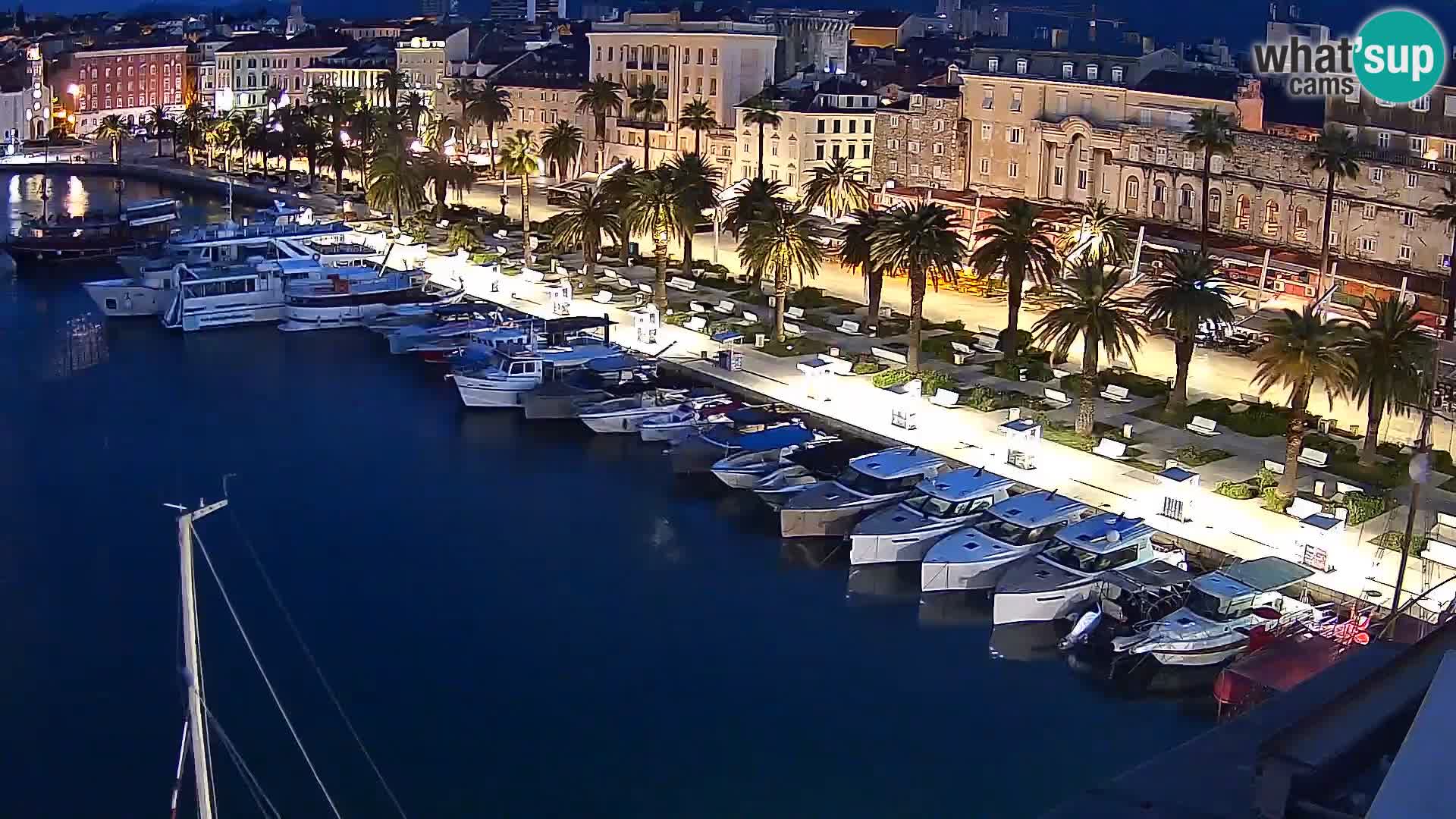 Webcam live Spalato riva e porto