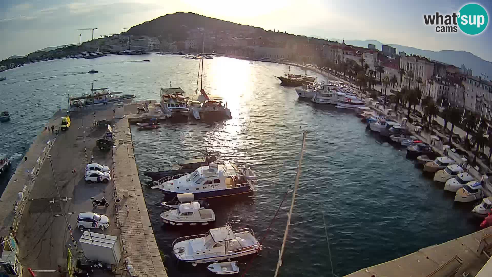 Webcam live Spalato riva e porto