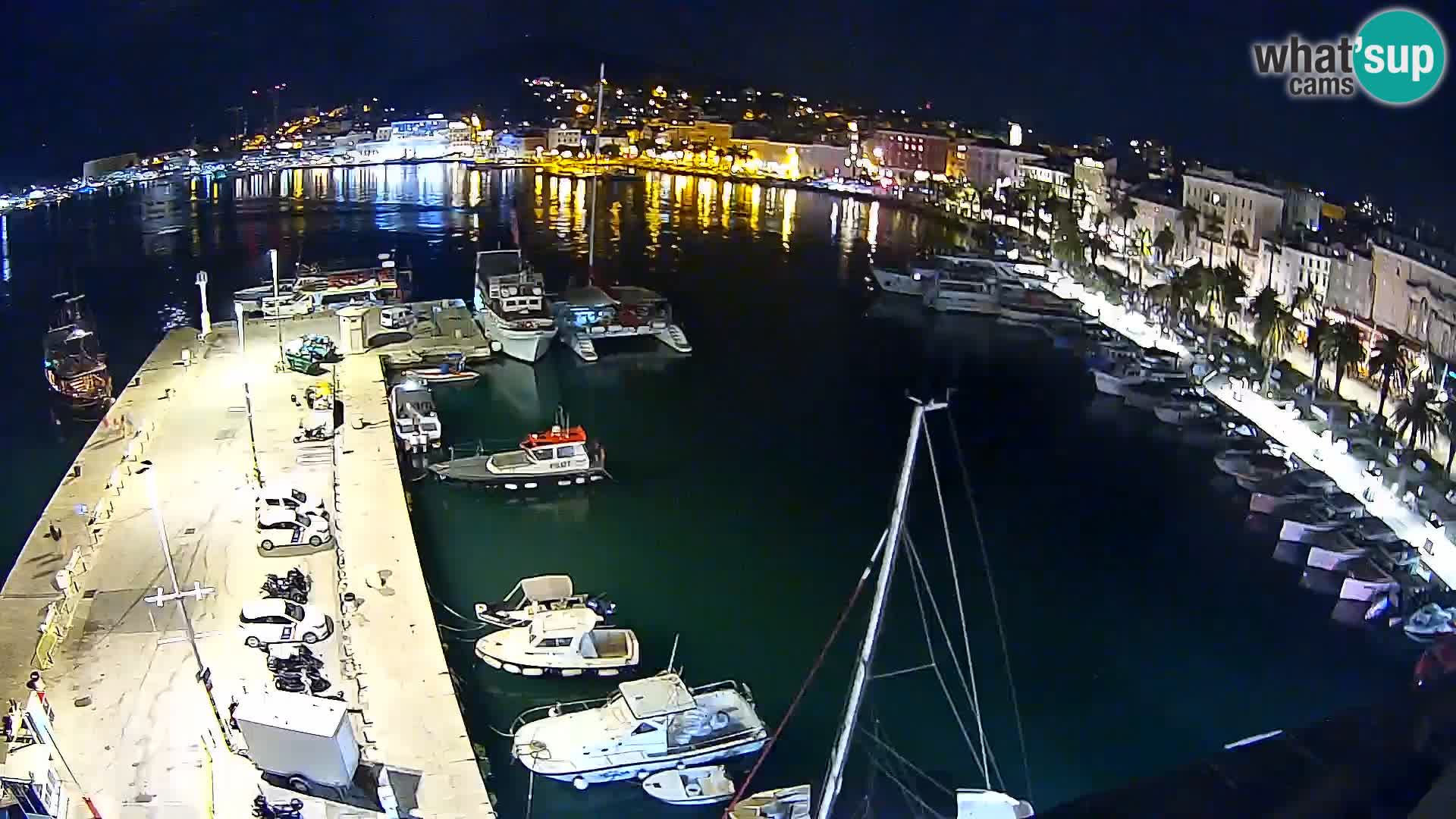 Webcam live Spalato riva e porto