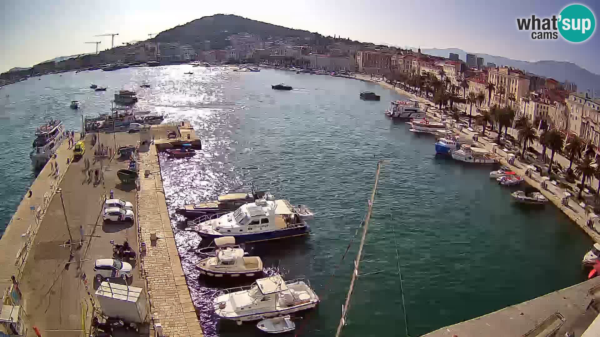 Webcam live Spalato riva e porto