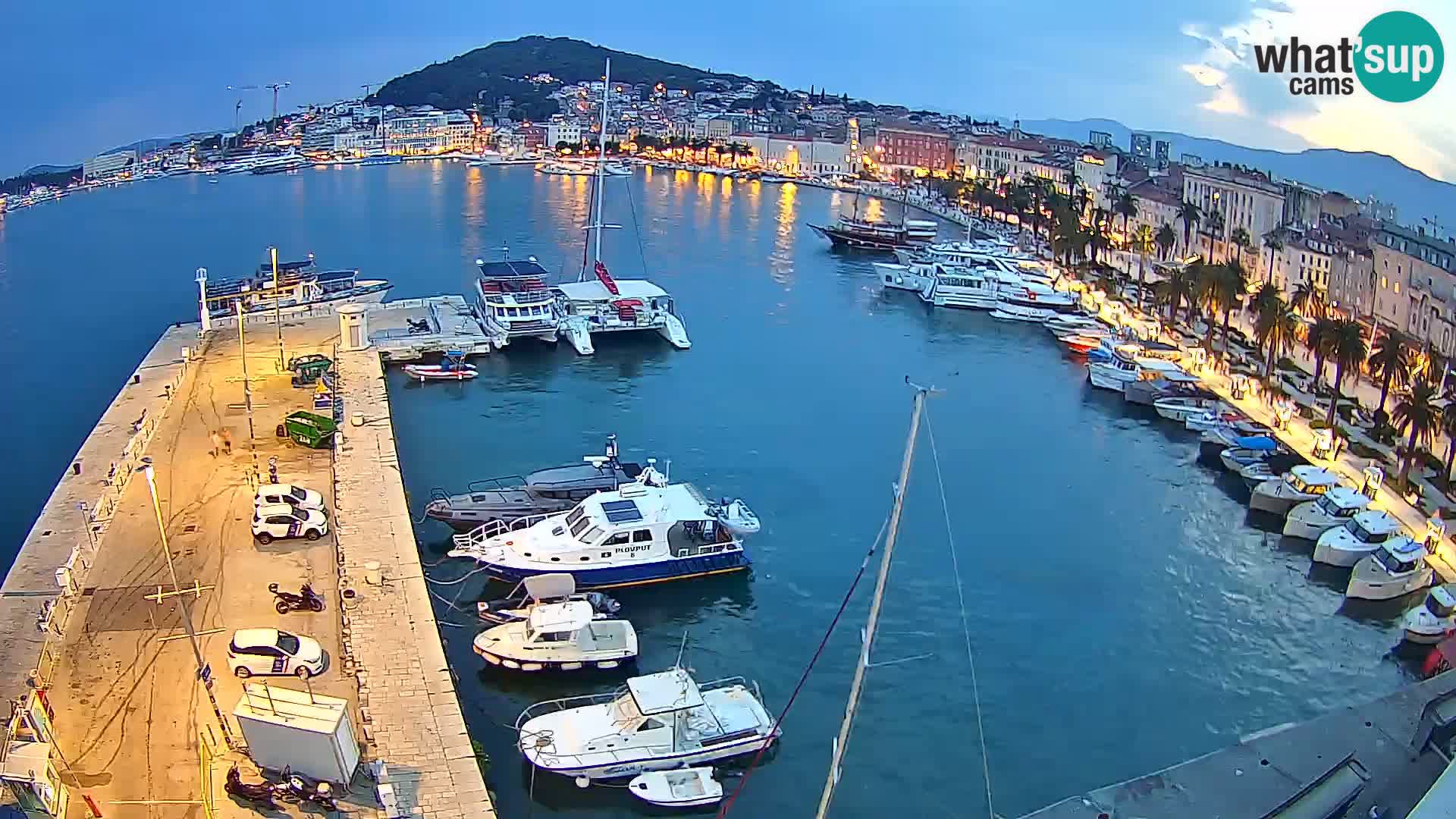 Webcam live Spalato riva e porto
