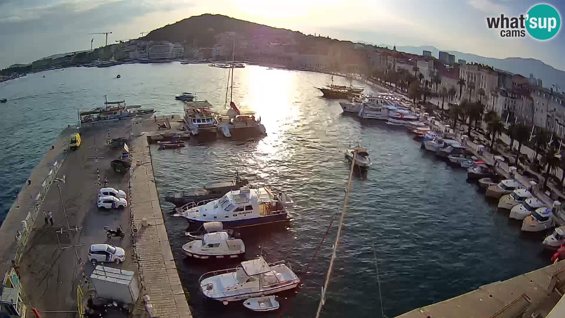 Webcam live Spalato riva e porto