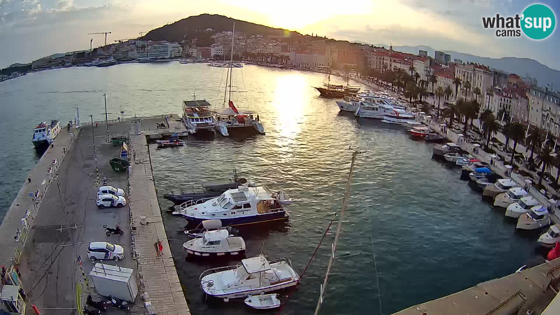 Webcam live Spalato riva e porto