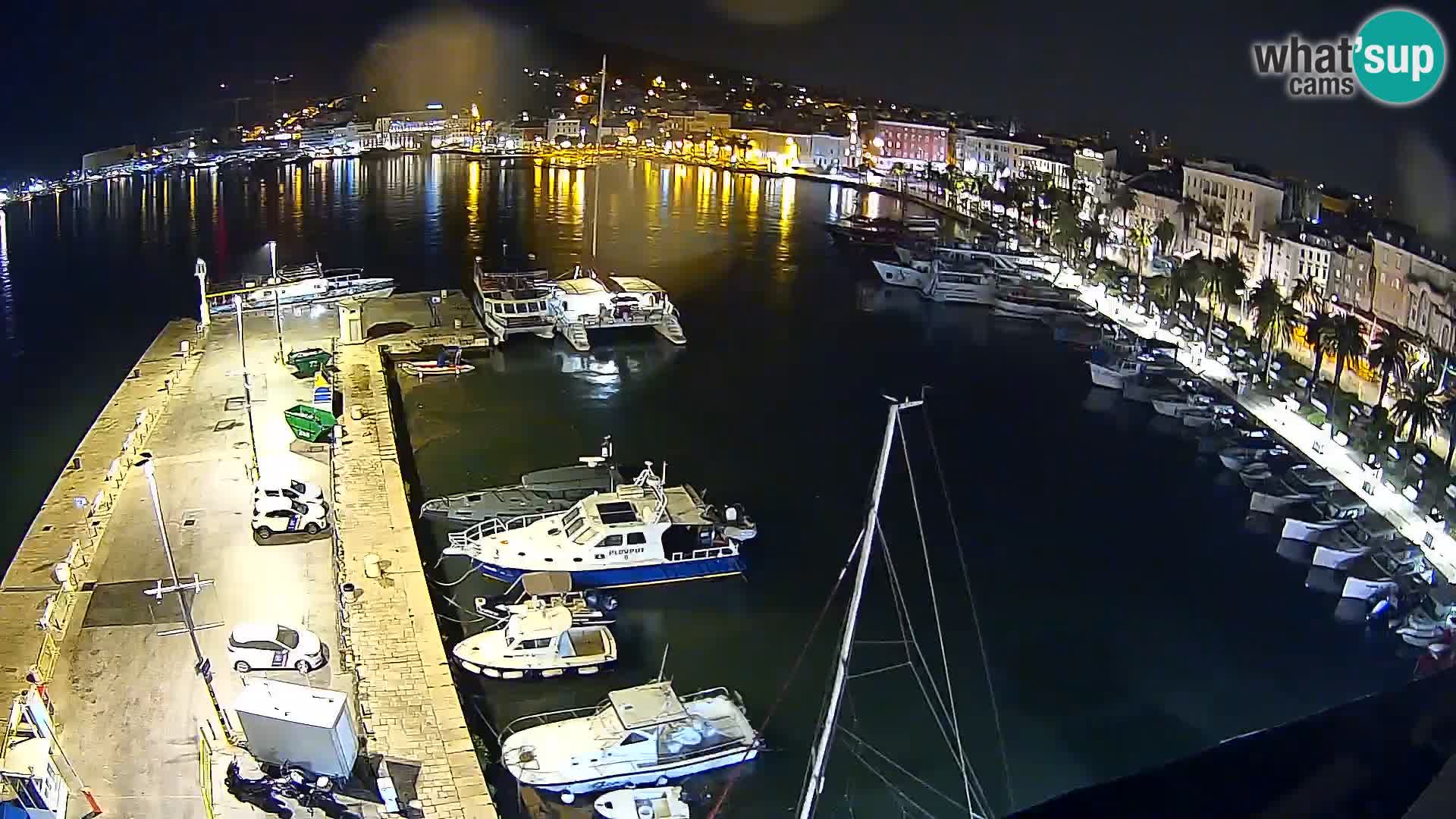 Kamera v živo Split  riva in pristanišče