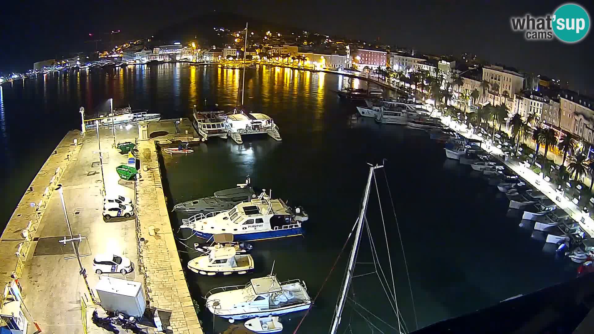 Kamera v živo Split  riva in pristanišče