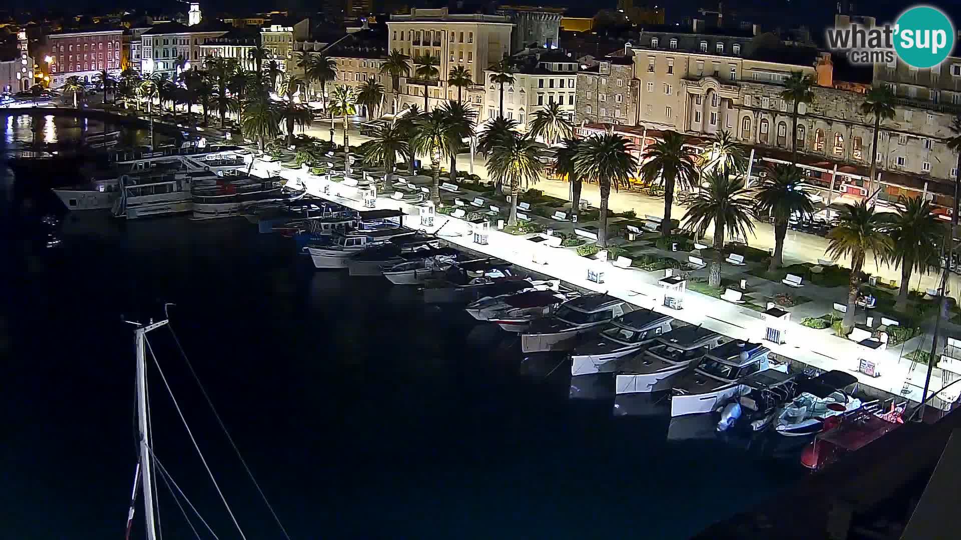Webcam live Spalato riva e porto