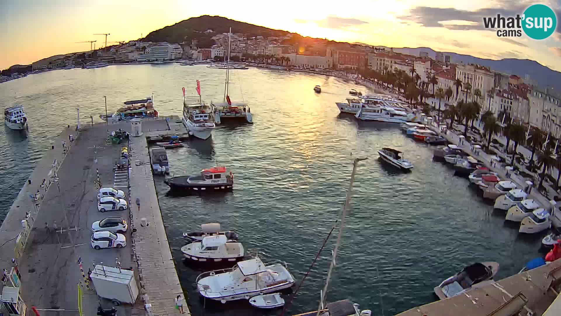 Webcam live Spalato riva e porto
