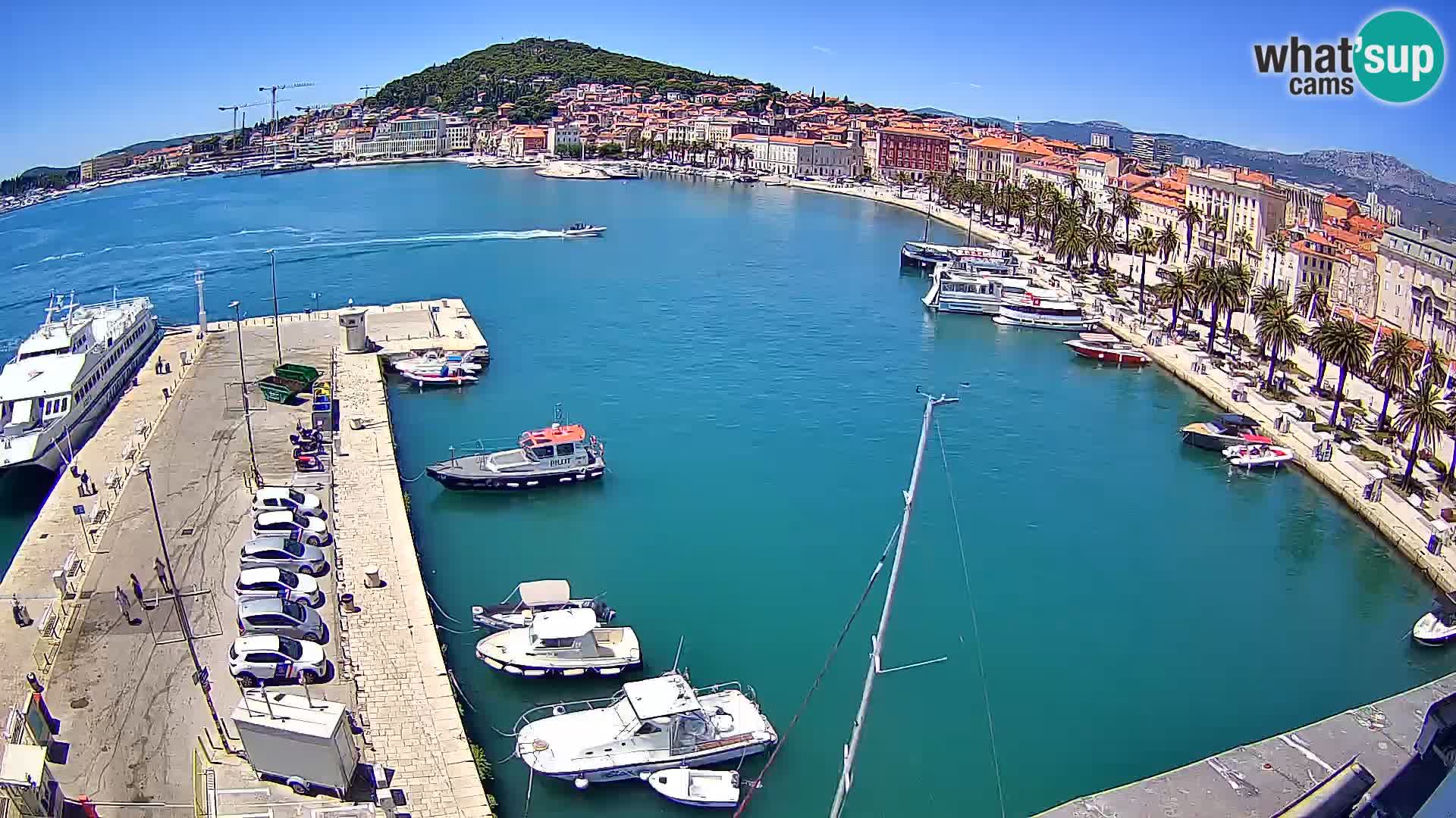 Split Riva Live webcam panorama
