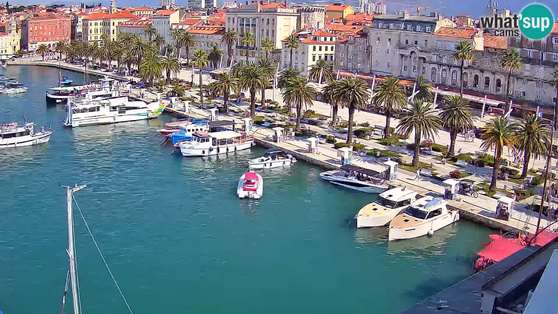 Webcam live Spalato riva e porto