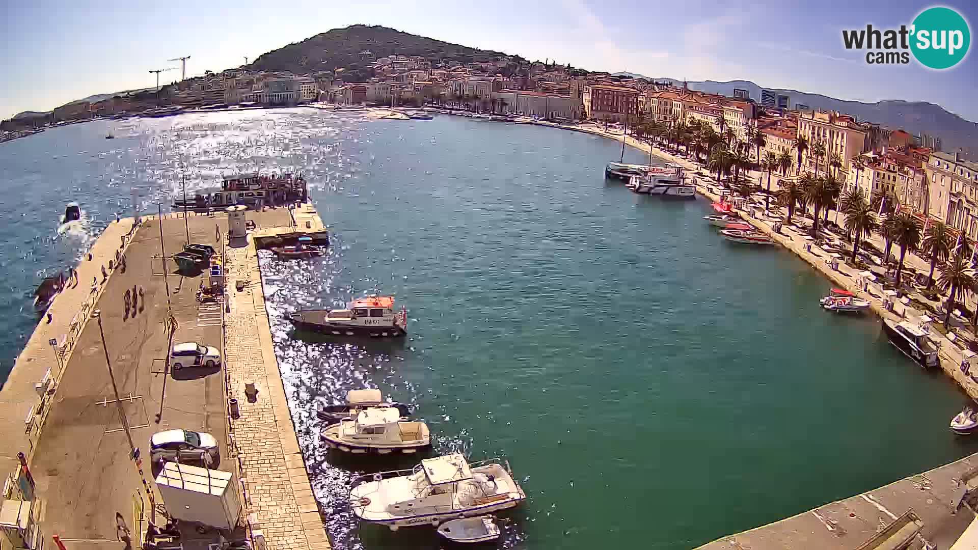 Webcam live Spalato riva e porto