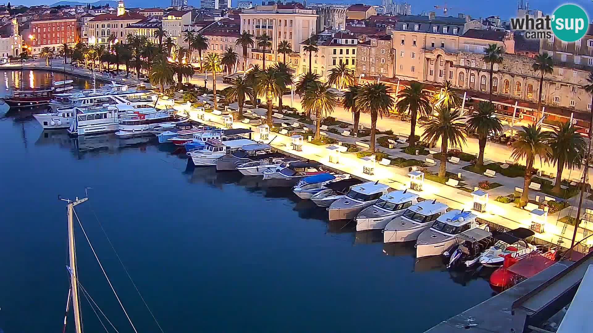 Webcam live Spalato riva e porto