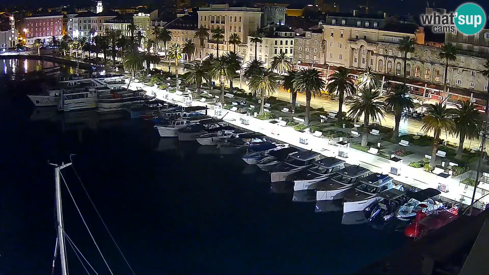 Webcam live Spalato riva e porto