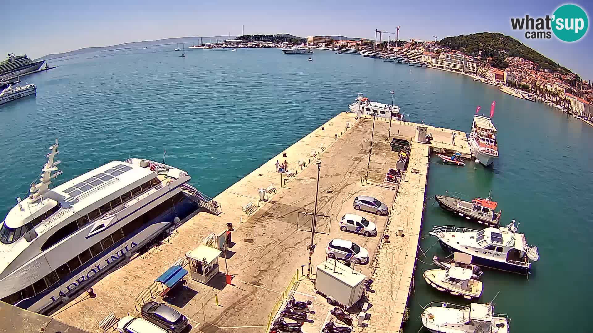 Split Riva Live webcam panorama